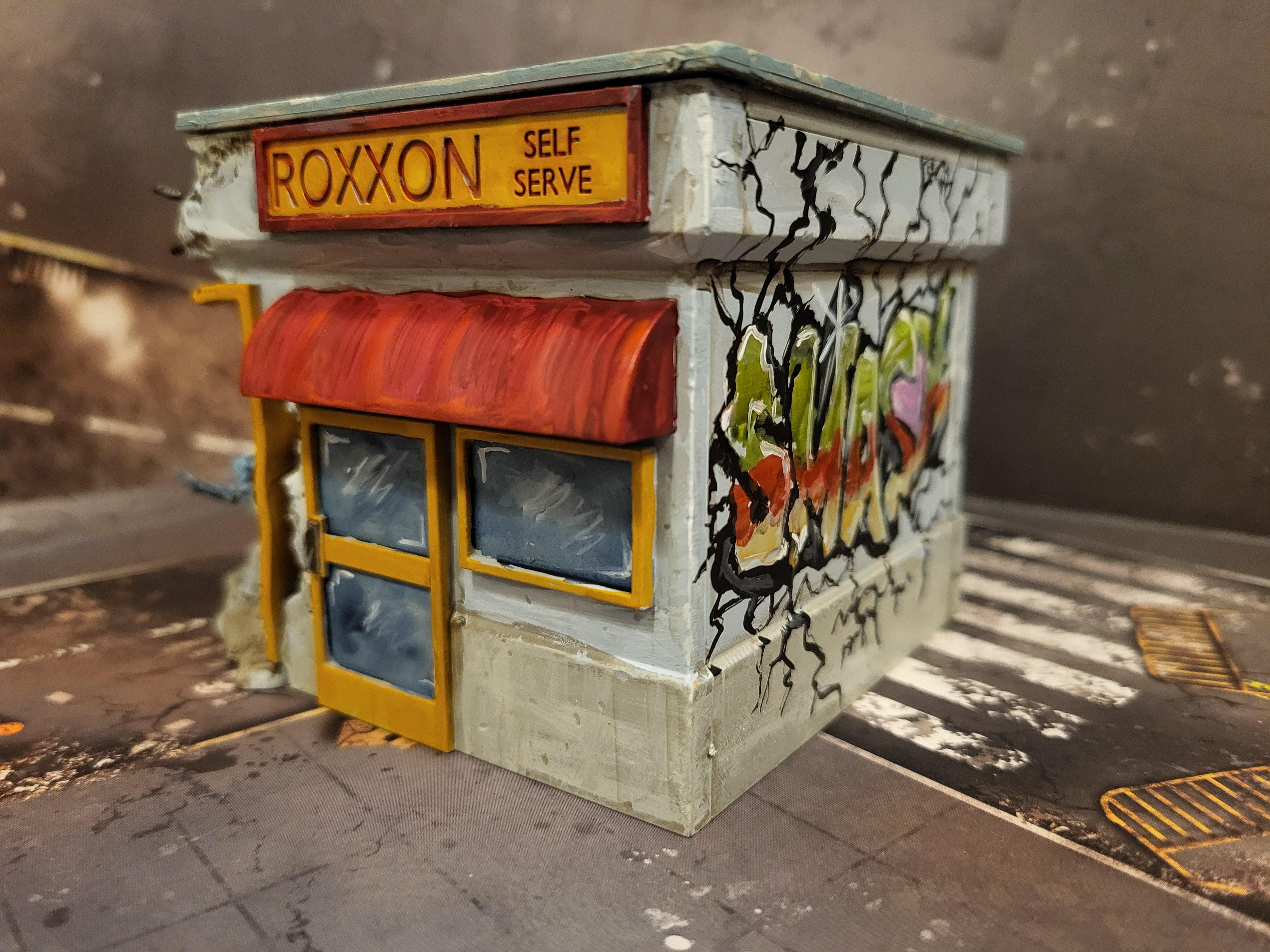 Gas Station, Marvel, Modern, Ruins, Store, Terrain