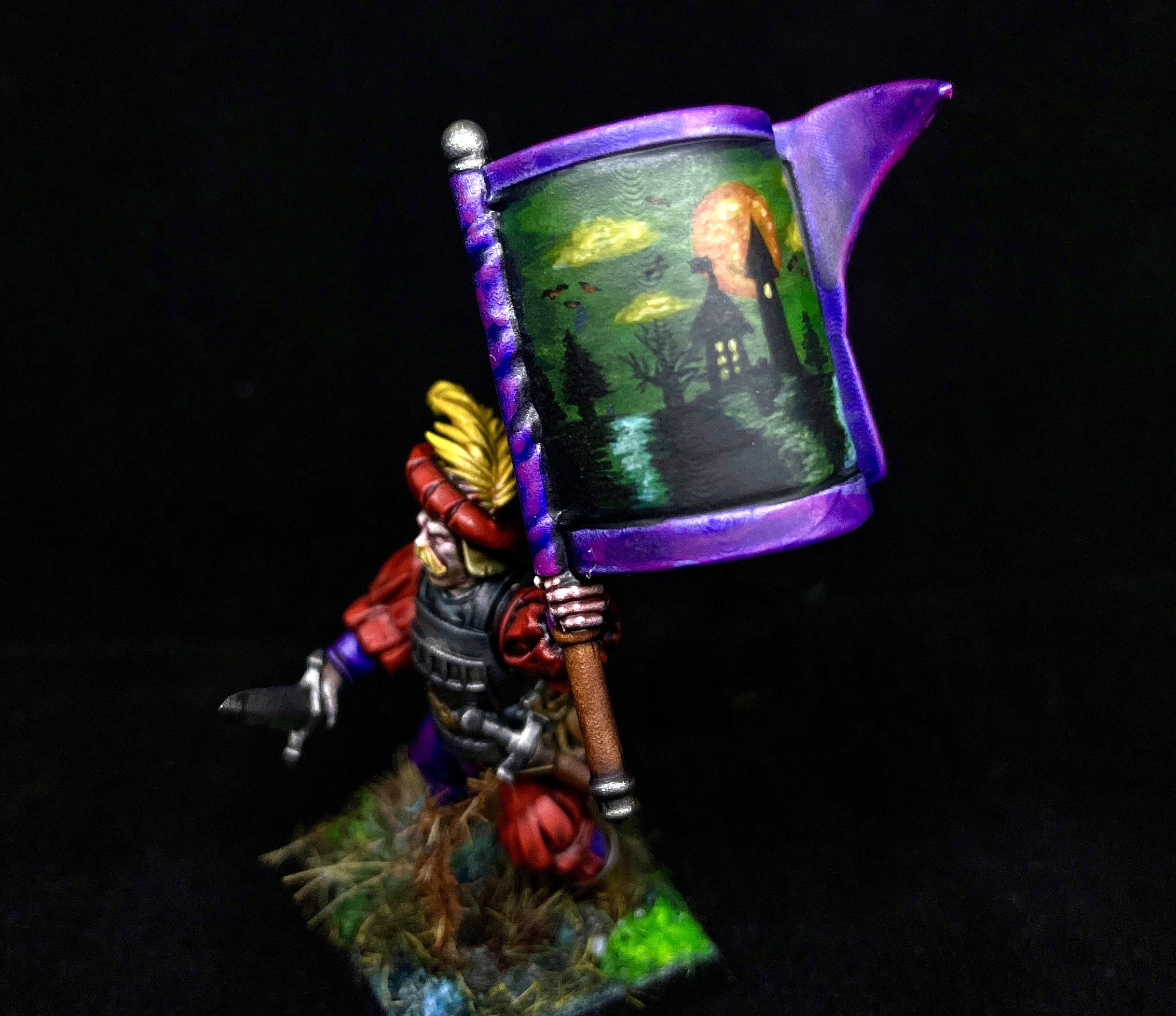 Banner, Empire, Empire Halberdiers Old World, Halberdiers, Old World, Sunland