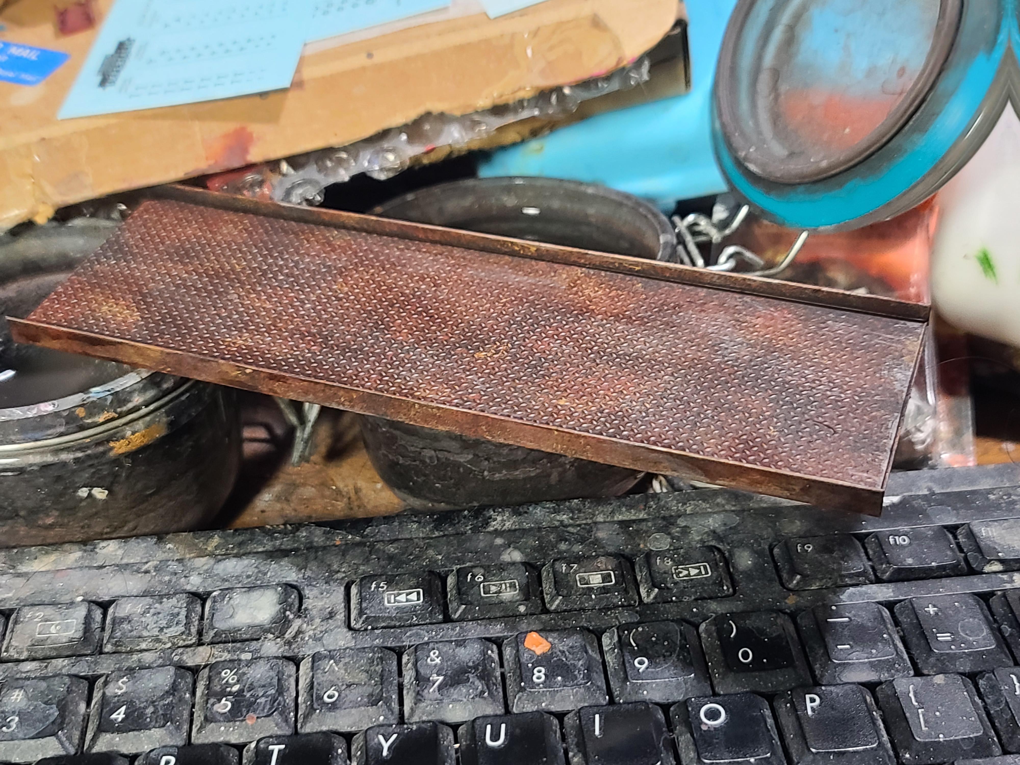 Bridge, Necromunda, Plasticard, Rust Painting, Scratch Build