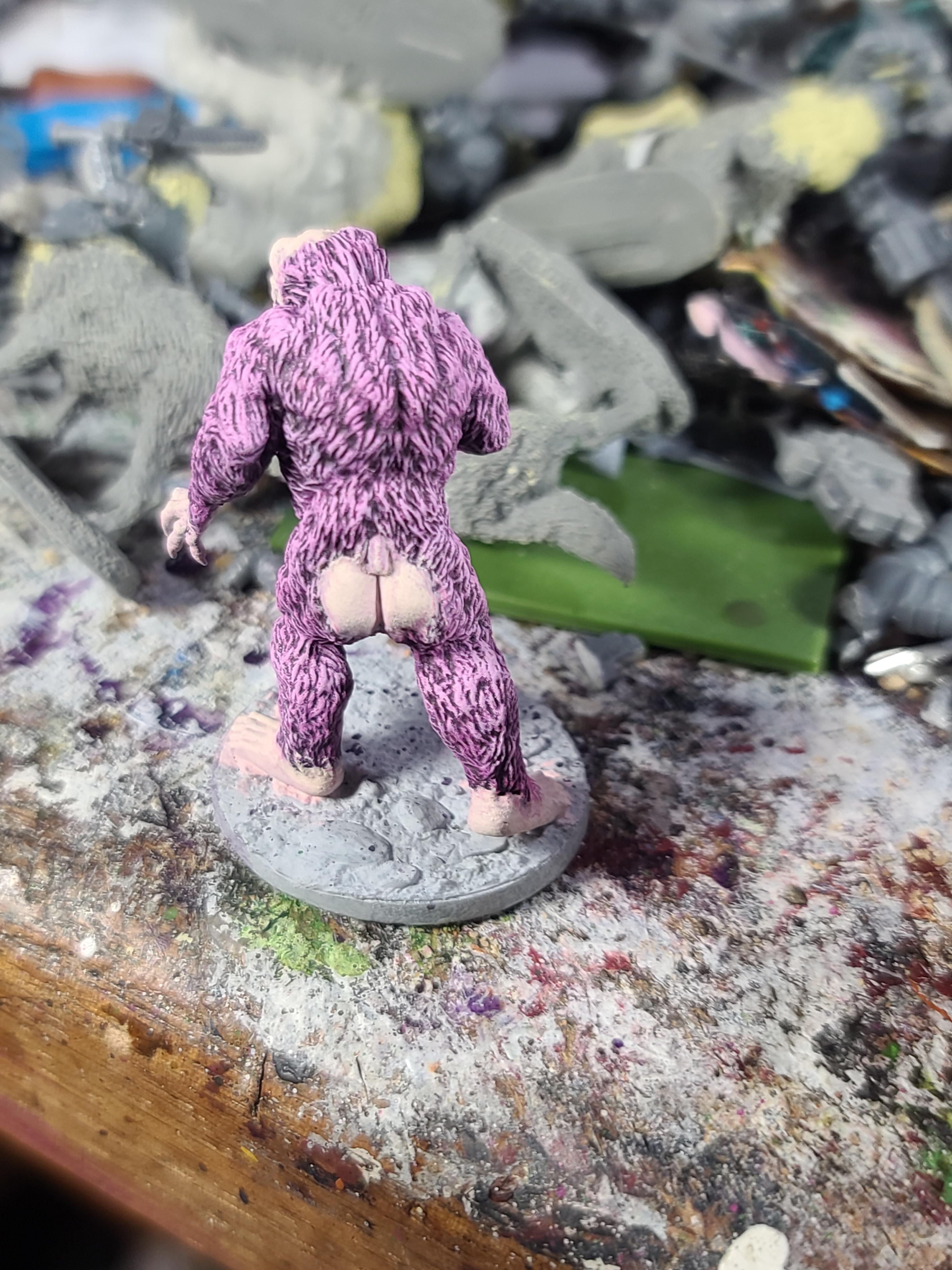 Ape, Bones, Dungeons And Dragons, Killer Ape, Monster, Reaper Miniatures, Unusual Colors