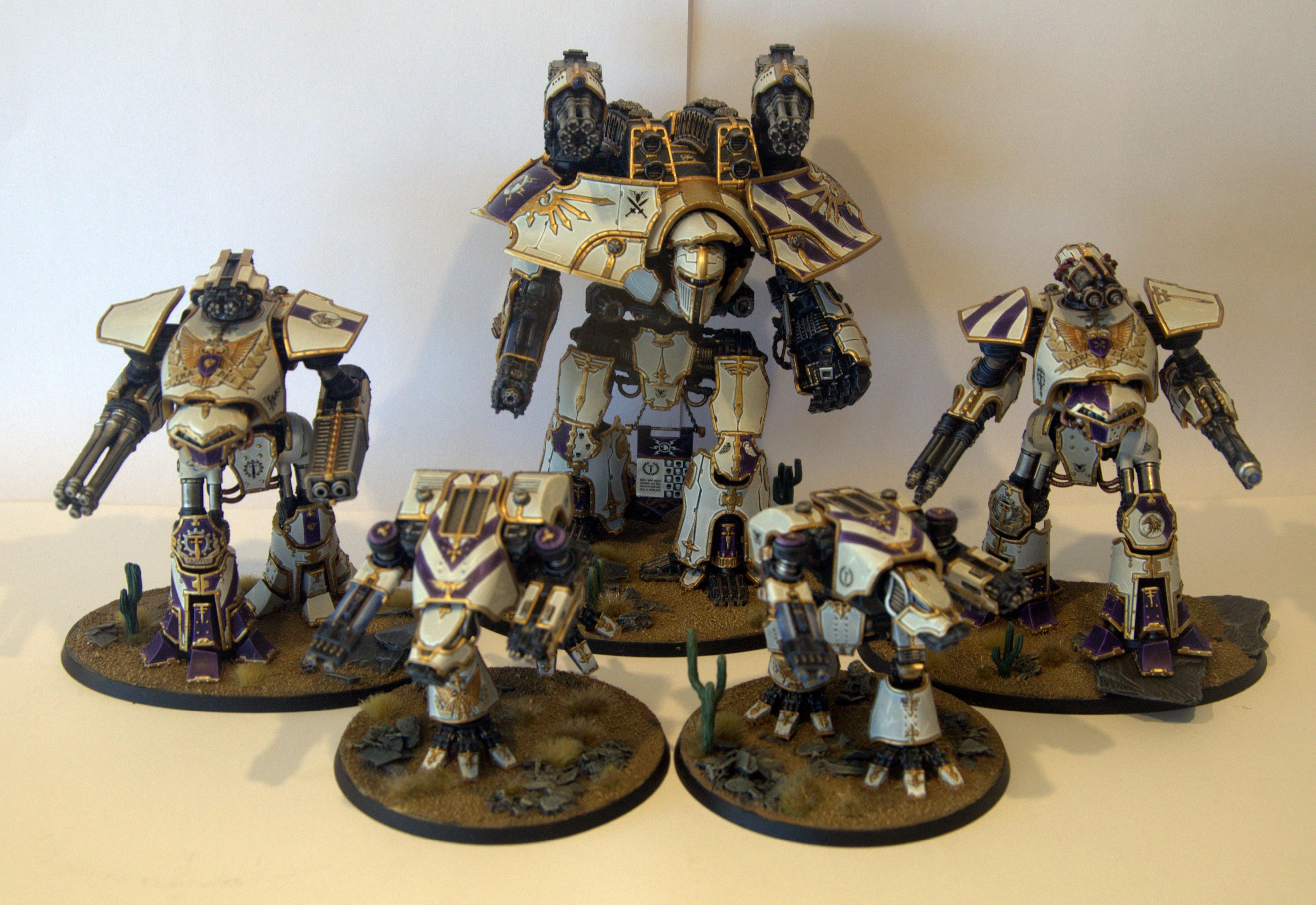 Adeptus Titanicus, Reaver, Titan, Warhammer 40,000, Warhound, Warlord