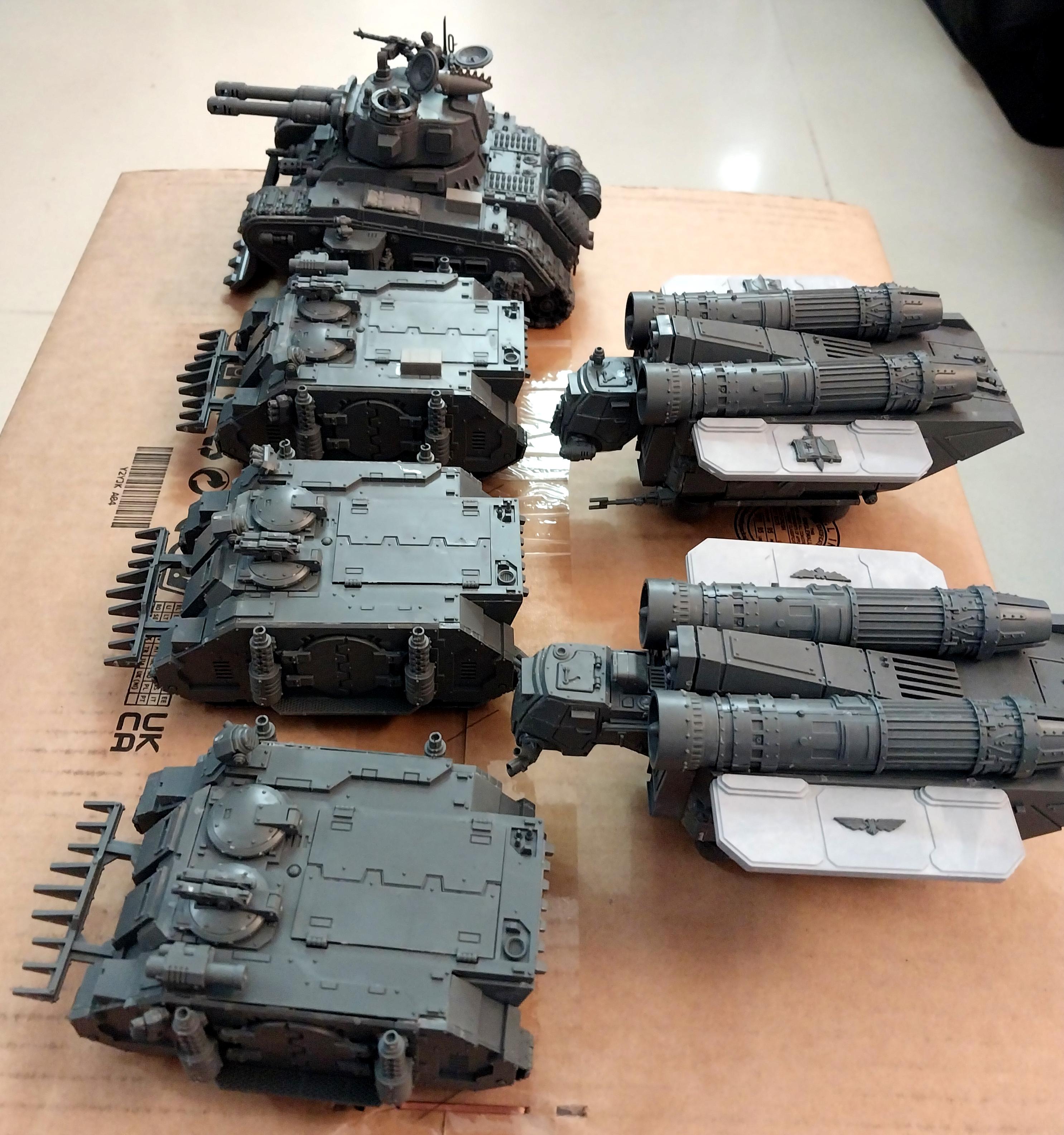 Adeptus Arbites, Arvus Lighter, Brothers Of Law, Rhino, Rogal Dorn, Shuttle, Tank