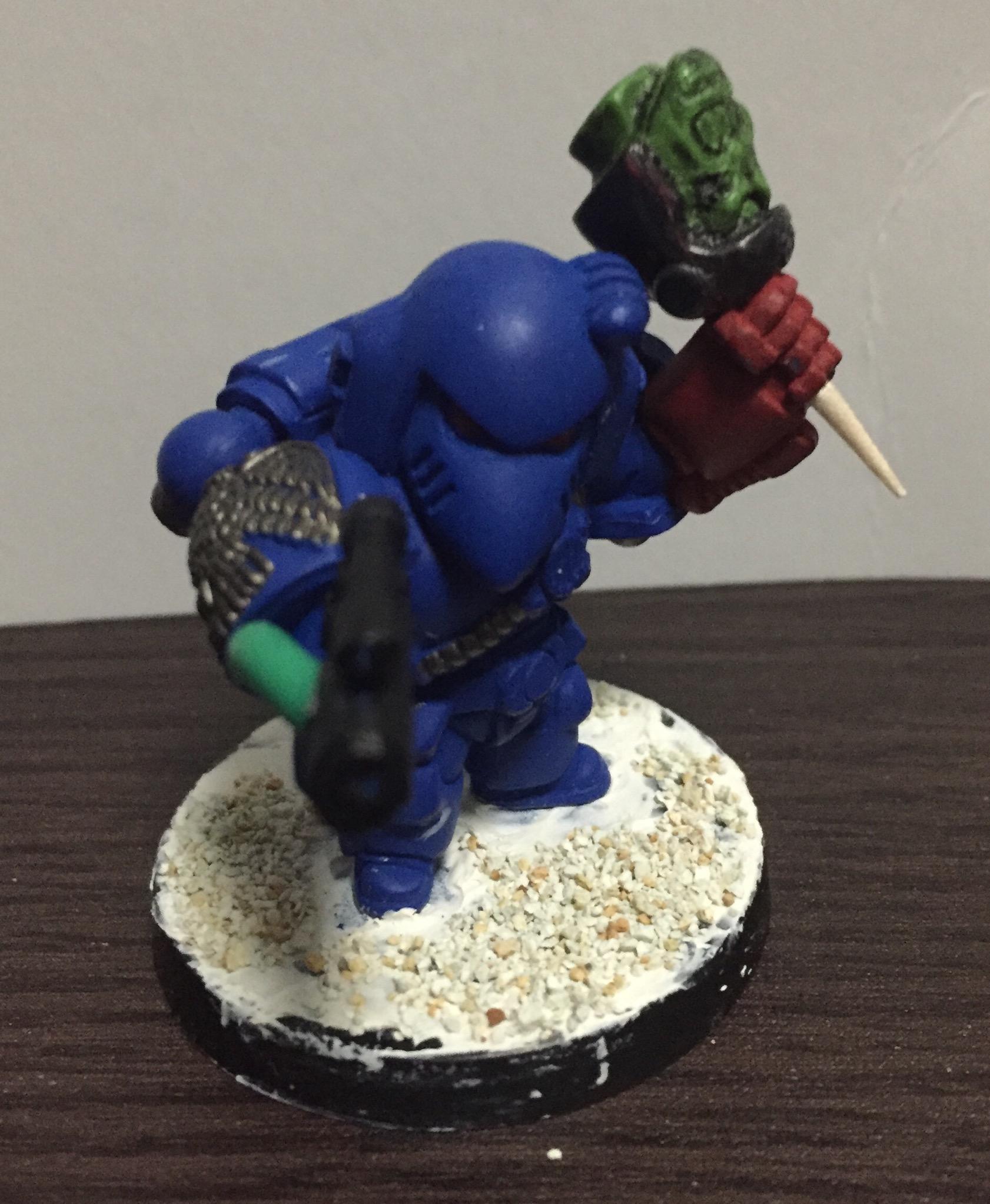 Crimson Fist, Gashapon, Rogue Trader, Space Marines, Warhammer 40,000