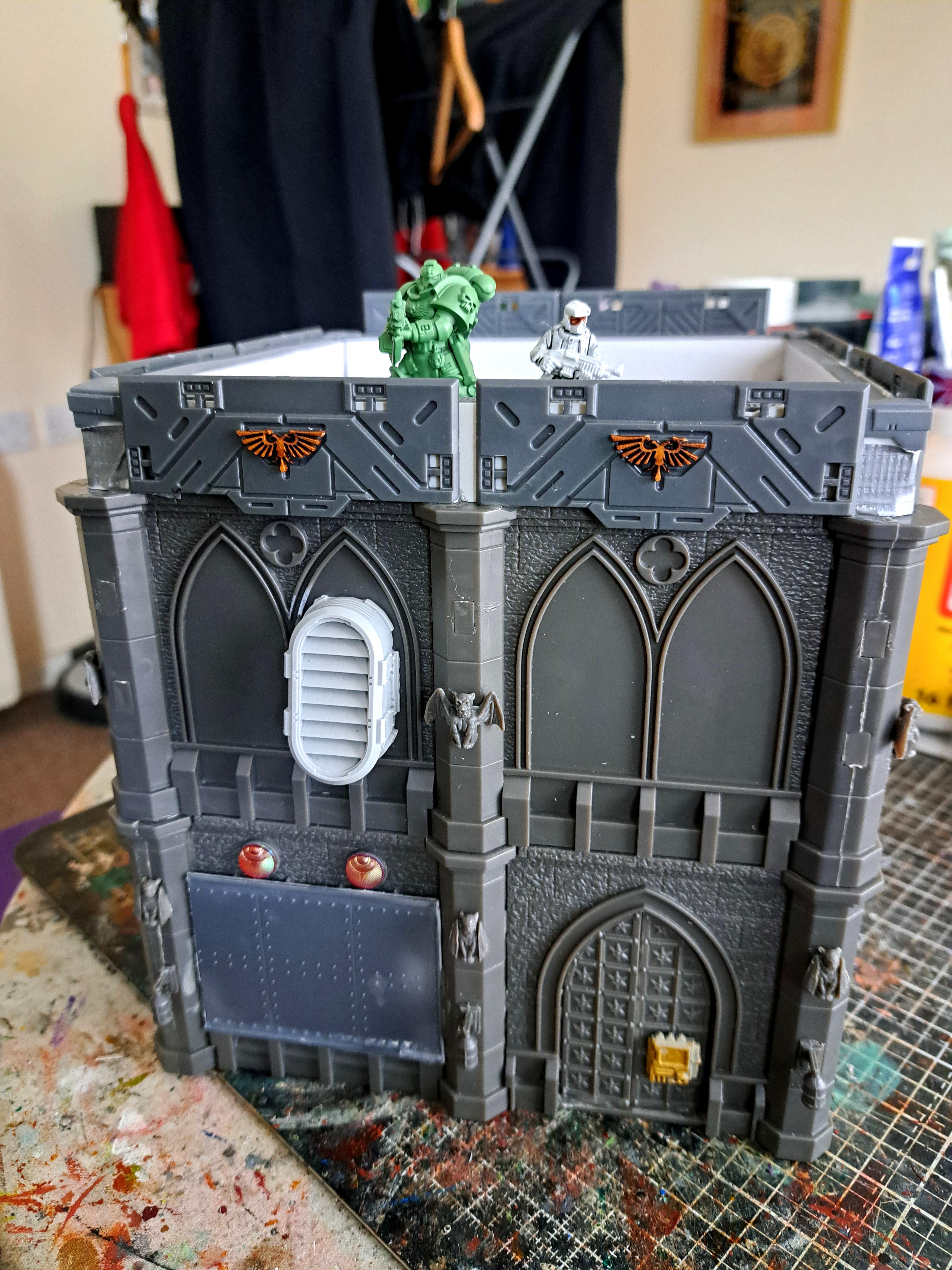 Buildings, City, Terrain, Warhammer 40,000, Work In Progress
