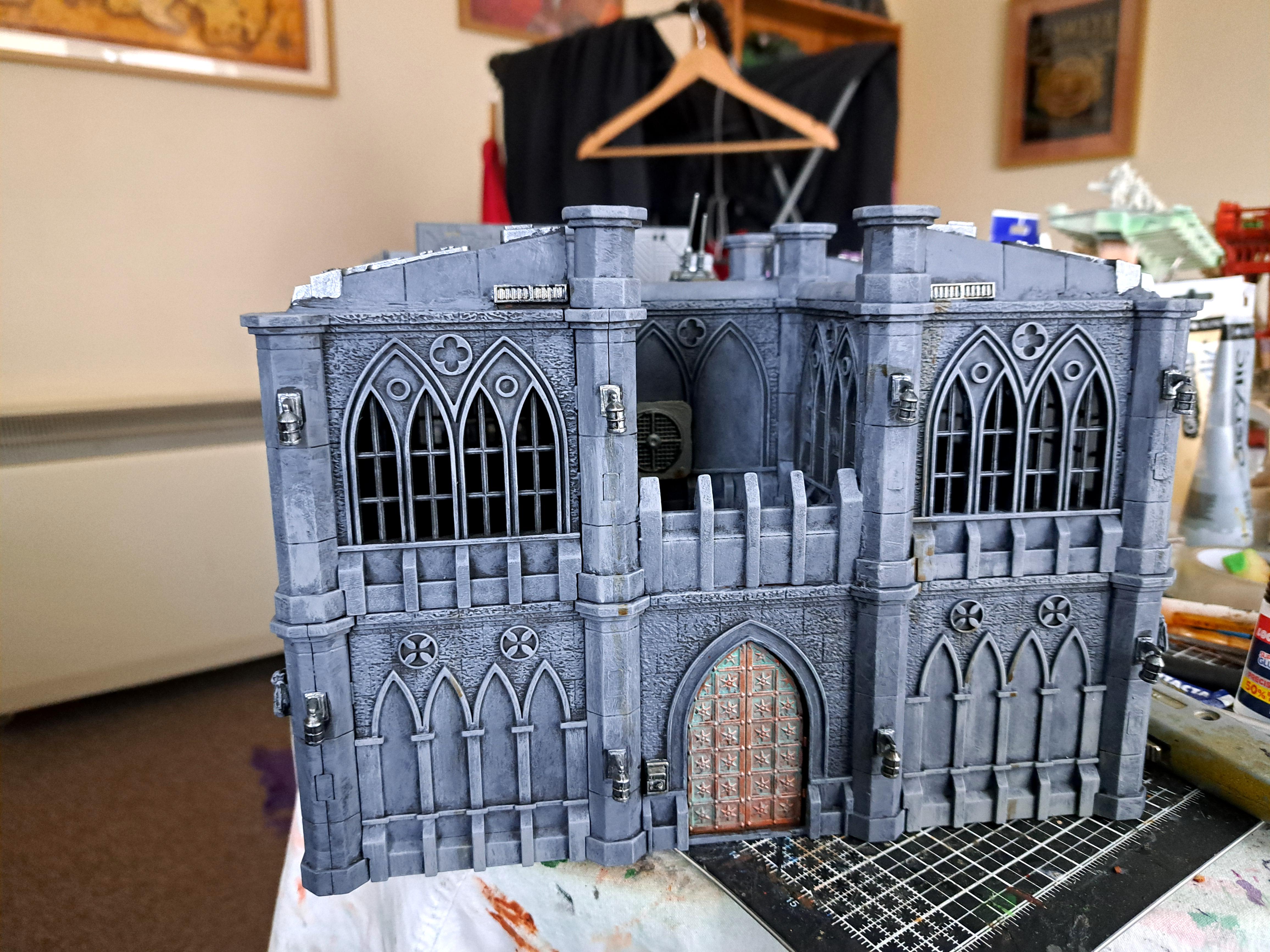 Buildings, City, Terrain, Warhammer 40,000, Work In Progress