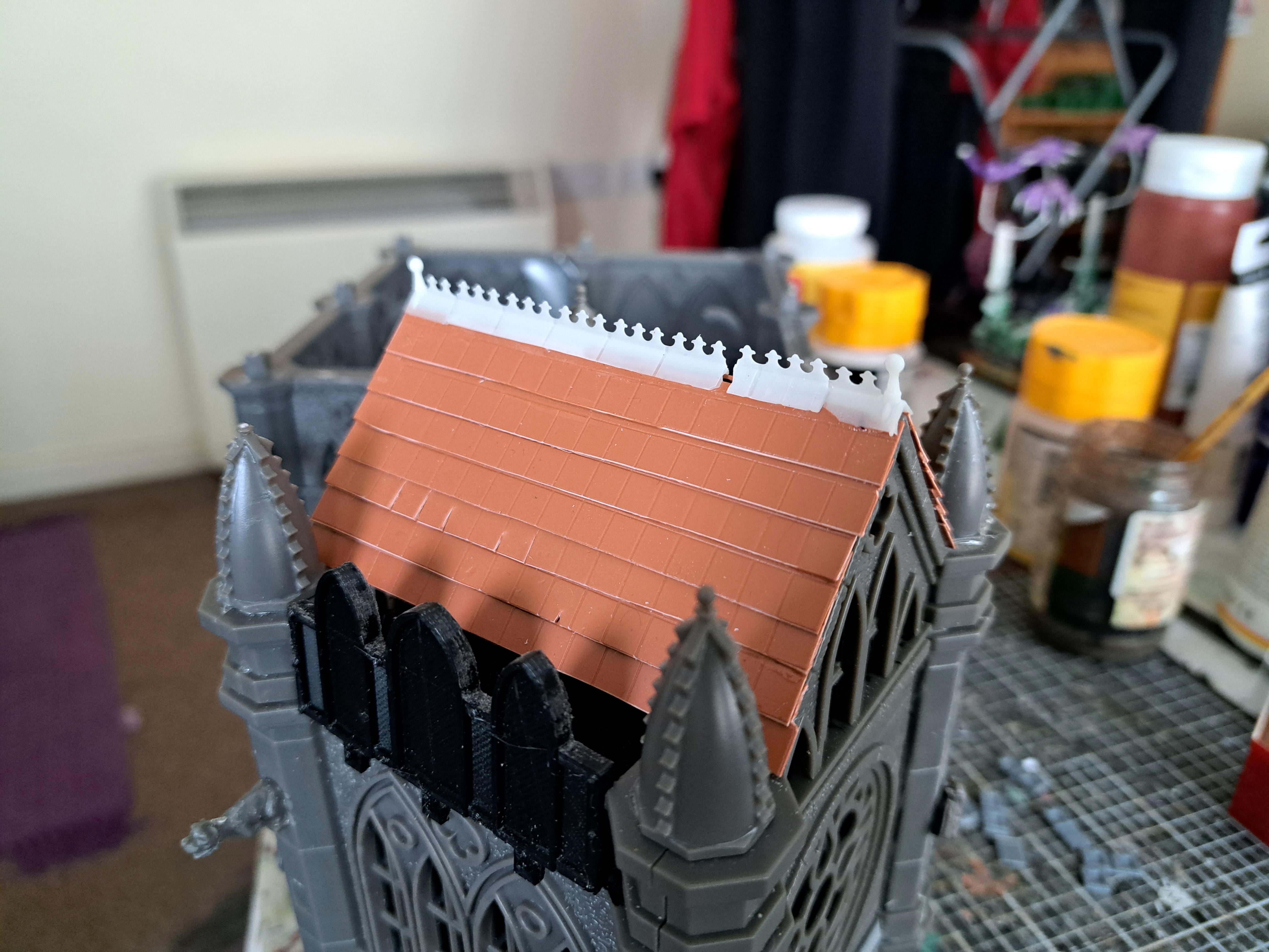 Buildings, City, Roof, Terrain, Warhammer 40,000, Work In Progress