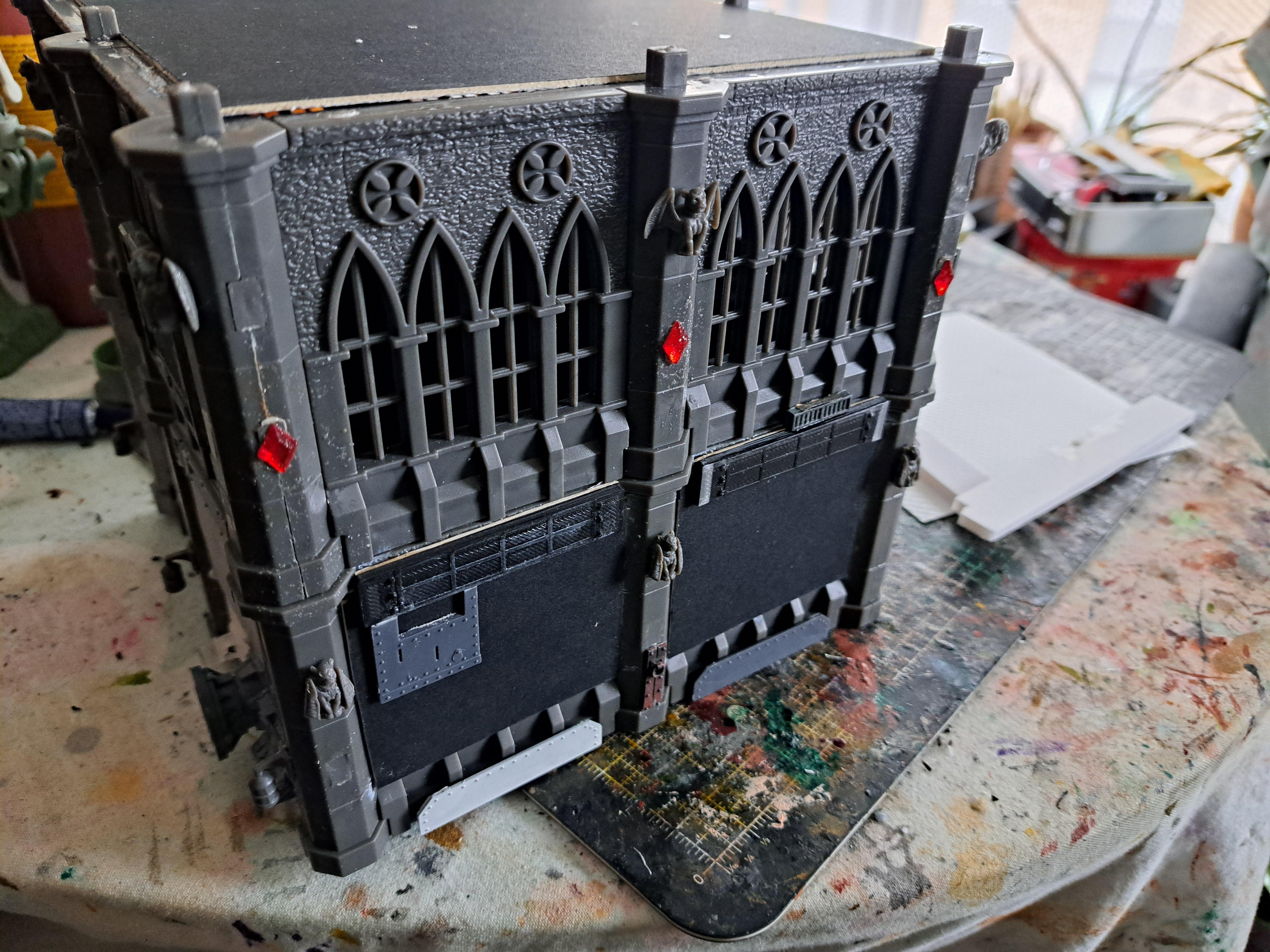 Buildings, City, Terrain, Warhammer 40,000, Work In Progress