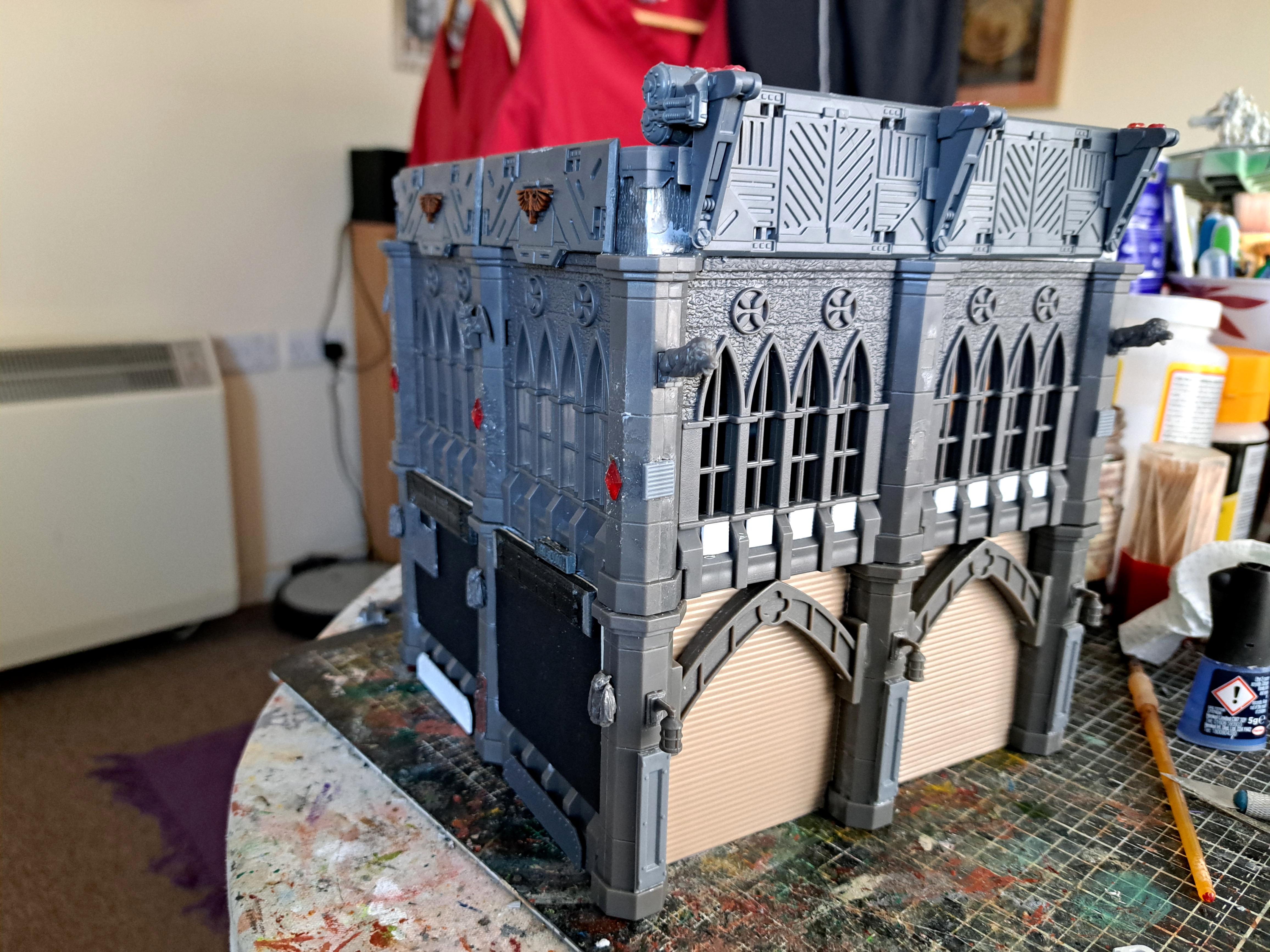 Buildings, City, Terrain, Warhammer 40,000, Work In Progress