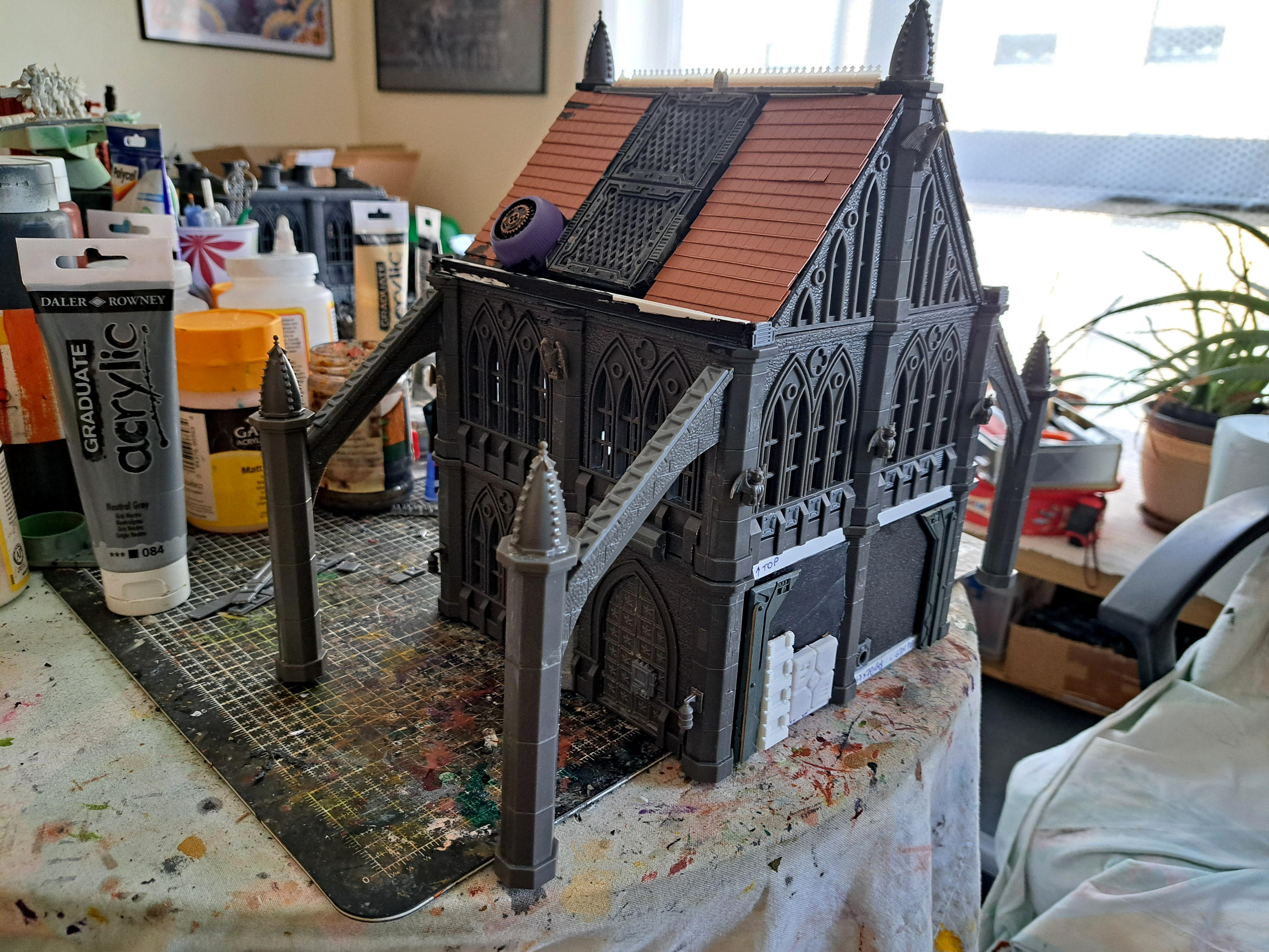 Buildings, City, Terrain, Warhammer 40,000, Work In Progress