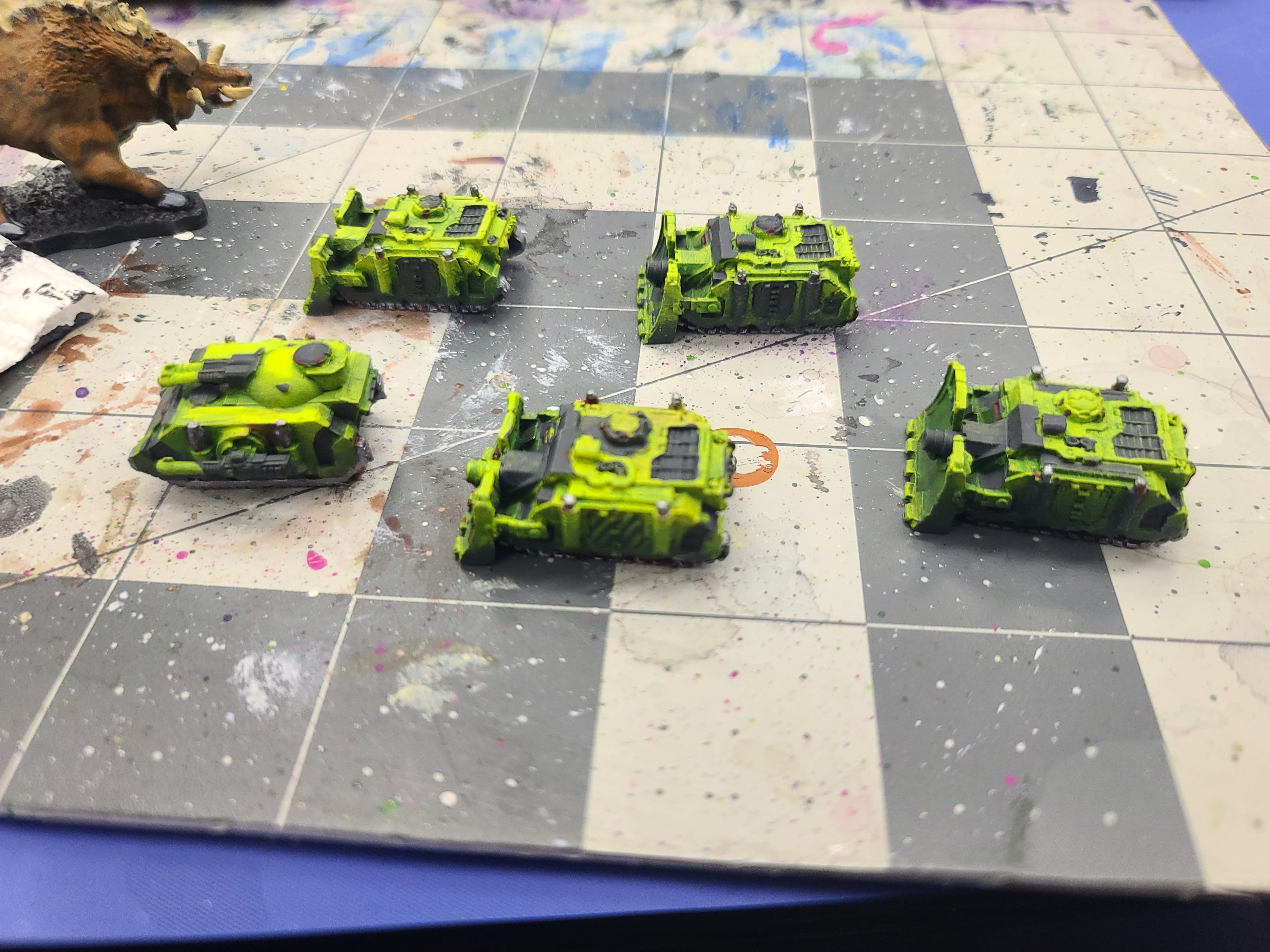 6mm, Epic, Games Workshop, Predator, Salamanders, Sebs Print Shop, Space Marines, Vindicator