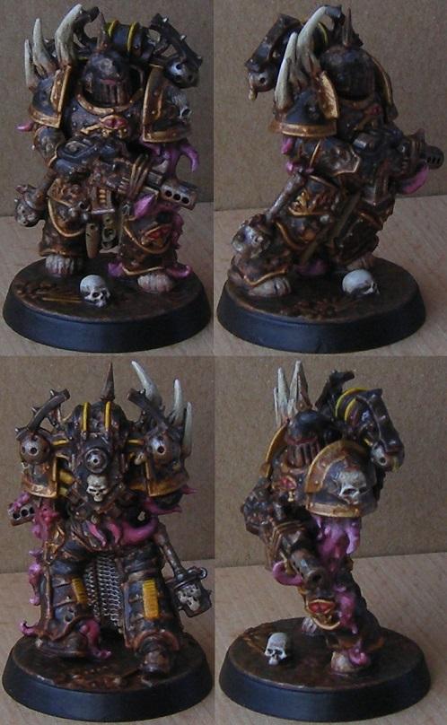 Black Legion, Chaos Space Marines, Chosen, Conversion, Nurgle