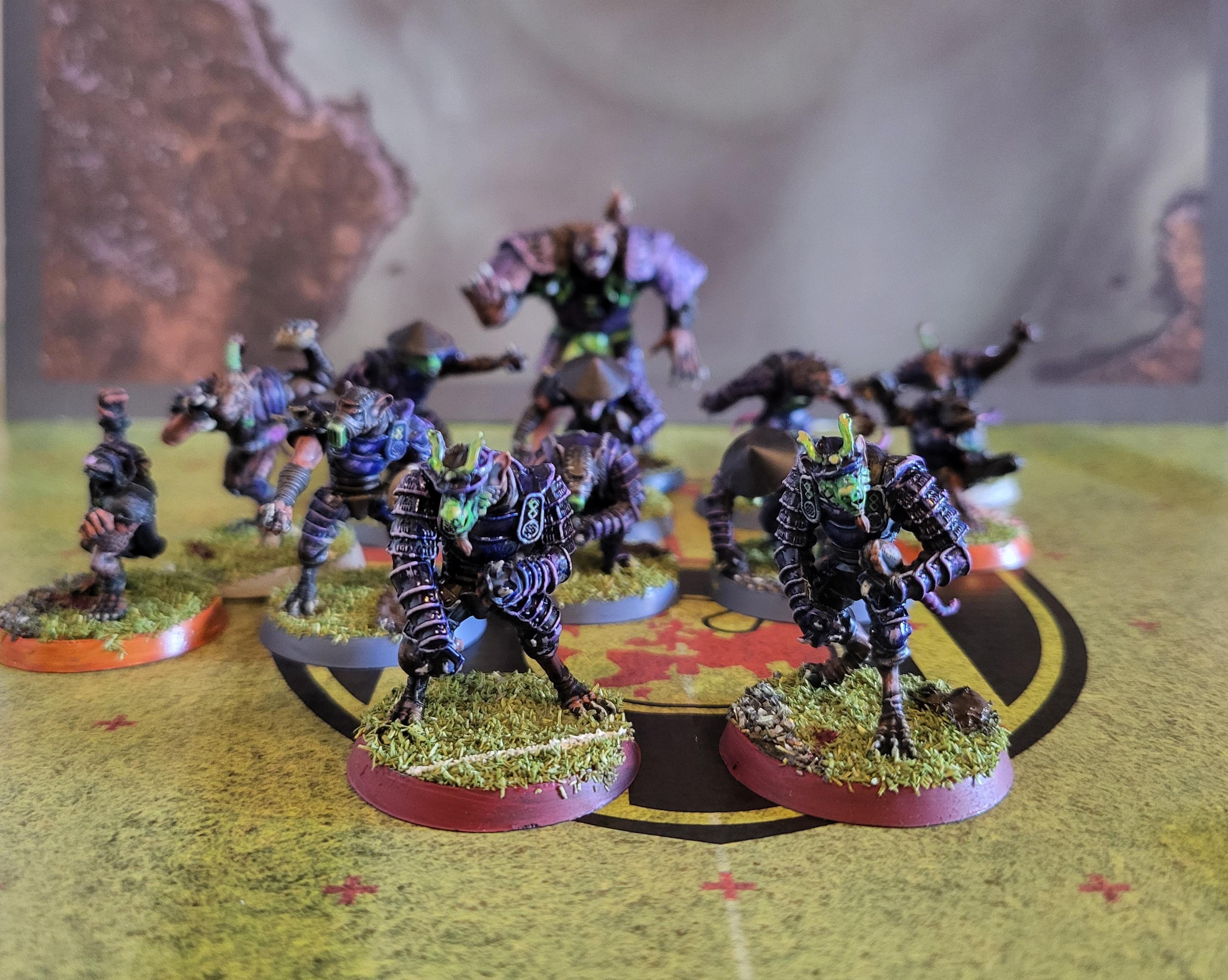 Daemons, Ninjas, Ogres, Samurai, Skaven, Yokai