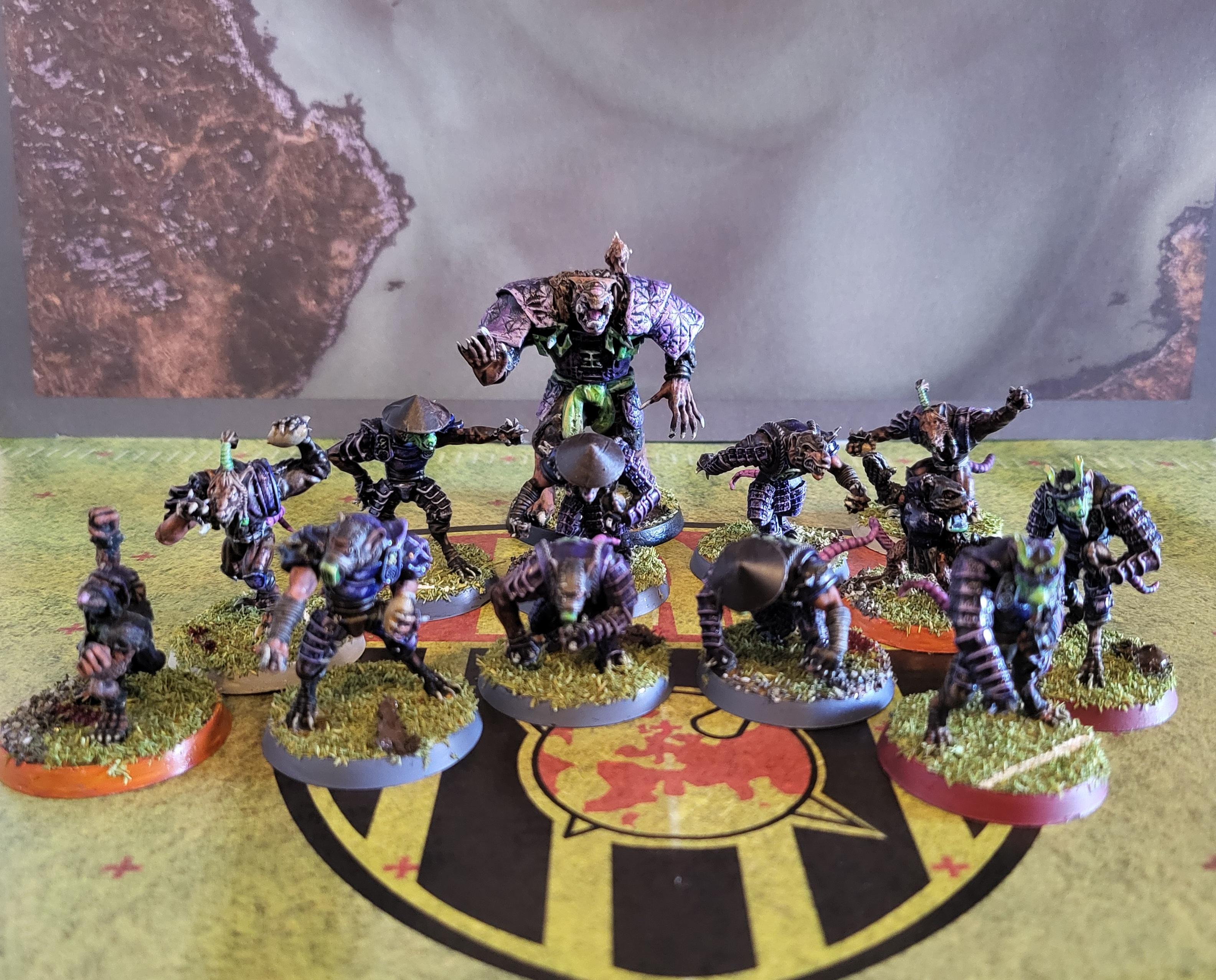 Daemons, Ninjas, Ogres, Samurai, Skaven, Yokai