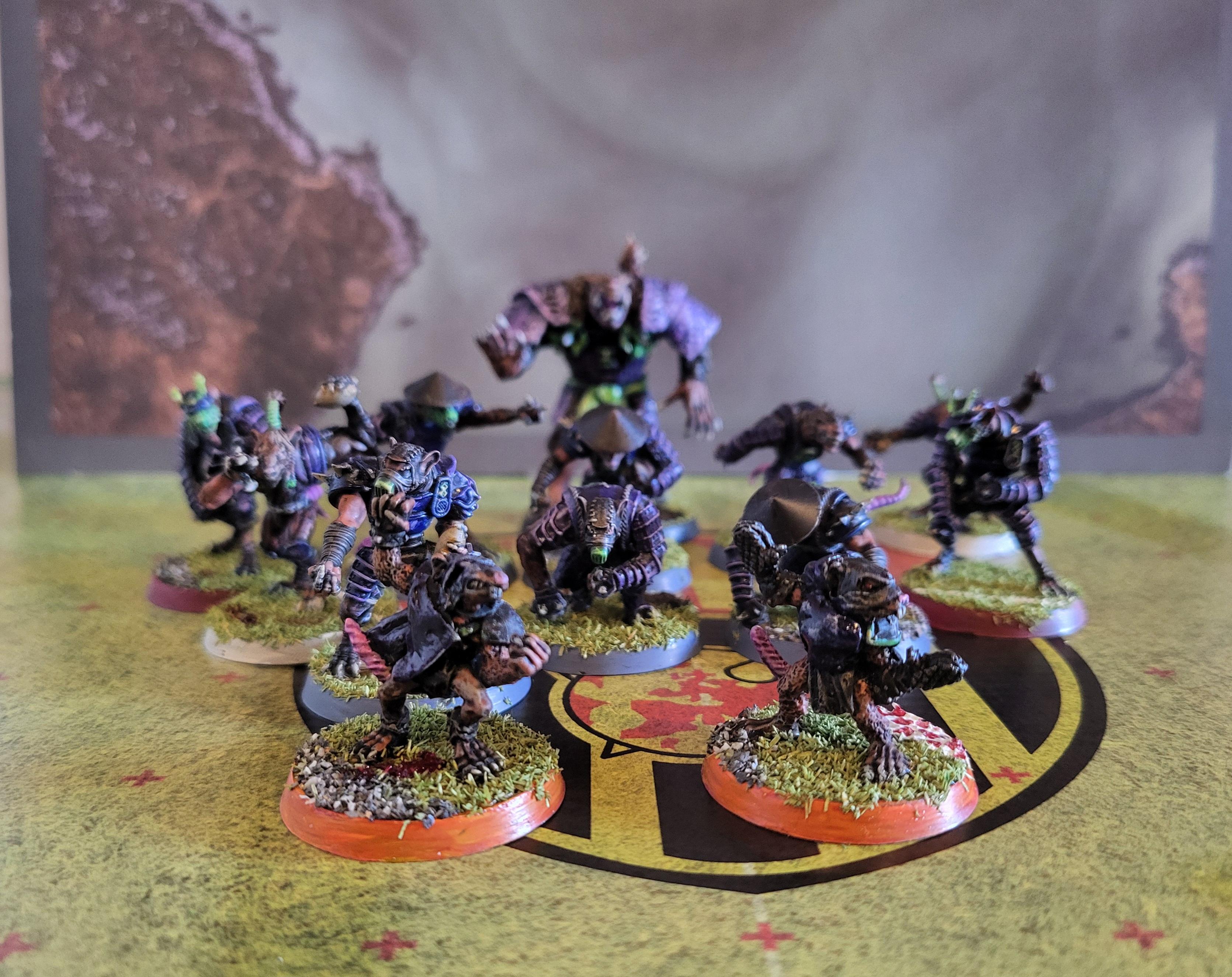 Daemons, Ninjas, Ogres, Samurai, Skaven, Yokai
