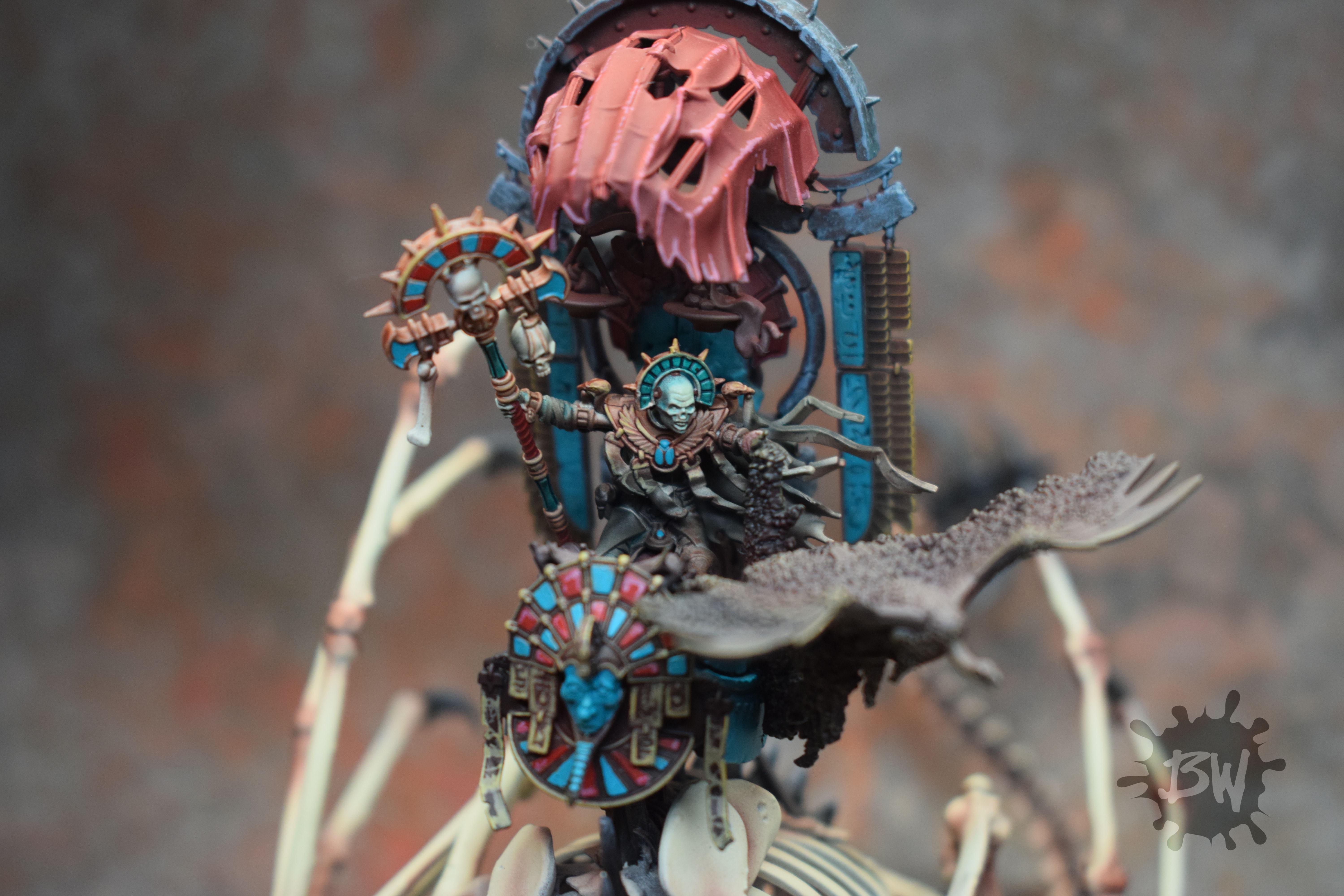 Age Of Sigmar, Games Workshop, Liche Priest On Necrolith Bone Dragon, The Old World, Warhammer Fantasy