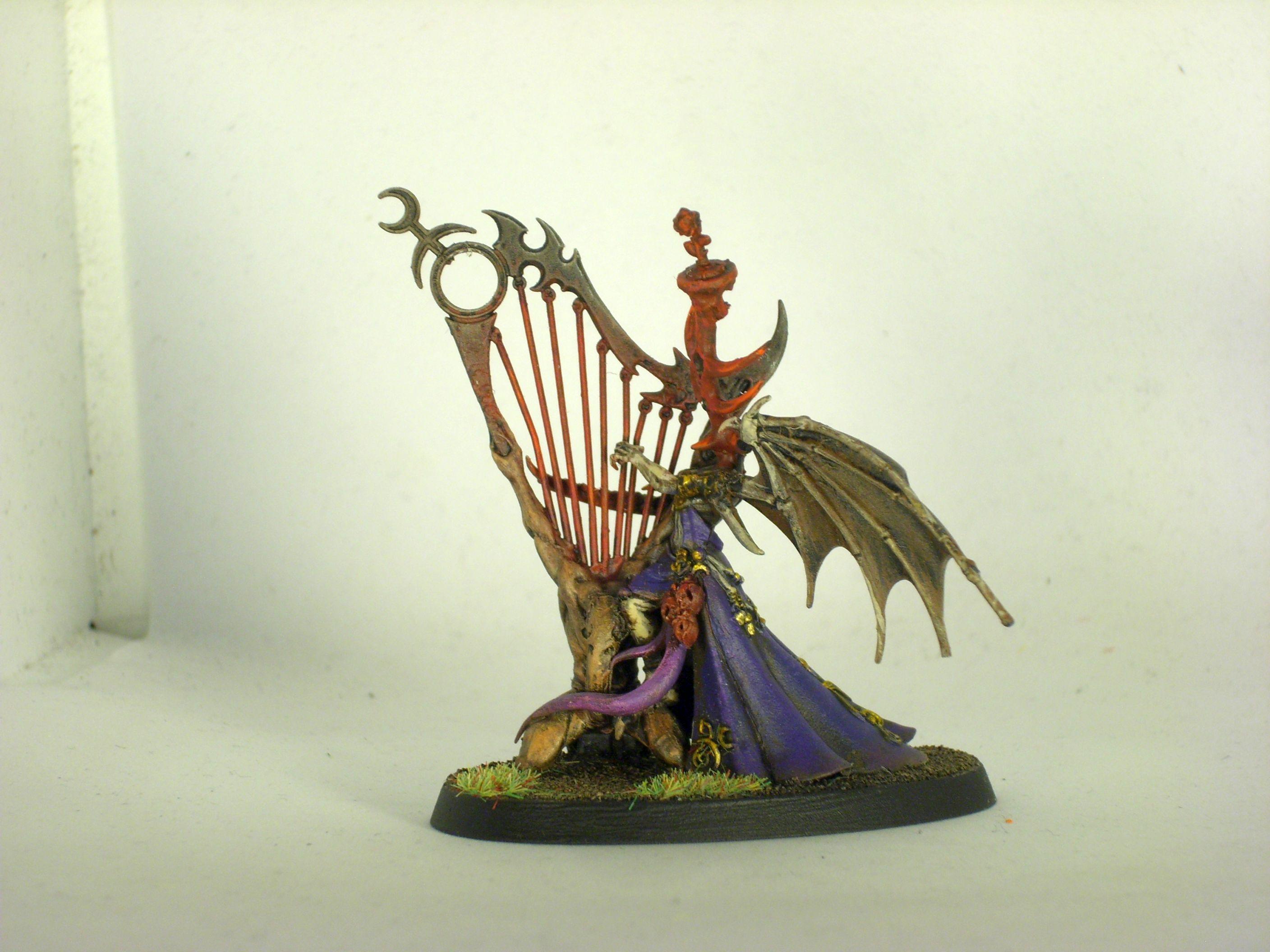 Age Of Sigmar, Chaos, Chaos Daemons, Daemonettes, Daemons, Infernal Enrapturess, Musician, Slaanesh, Warhammer 40,000