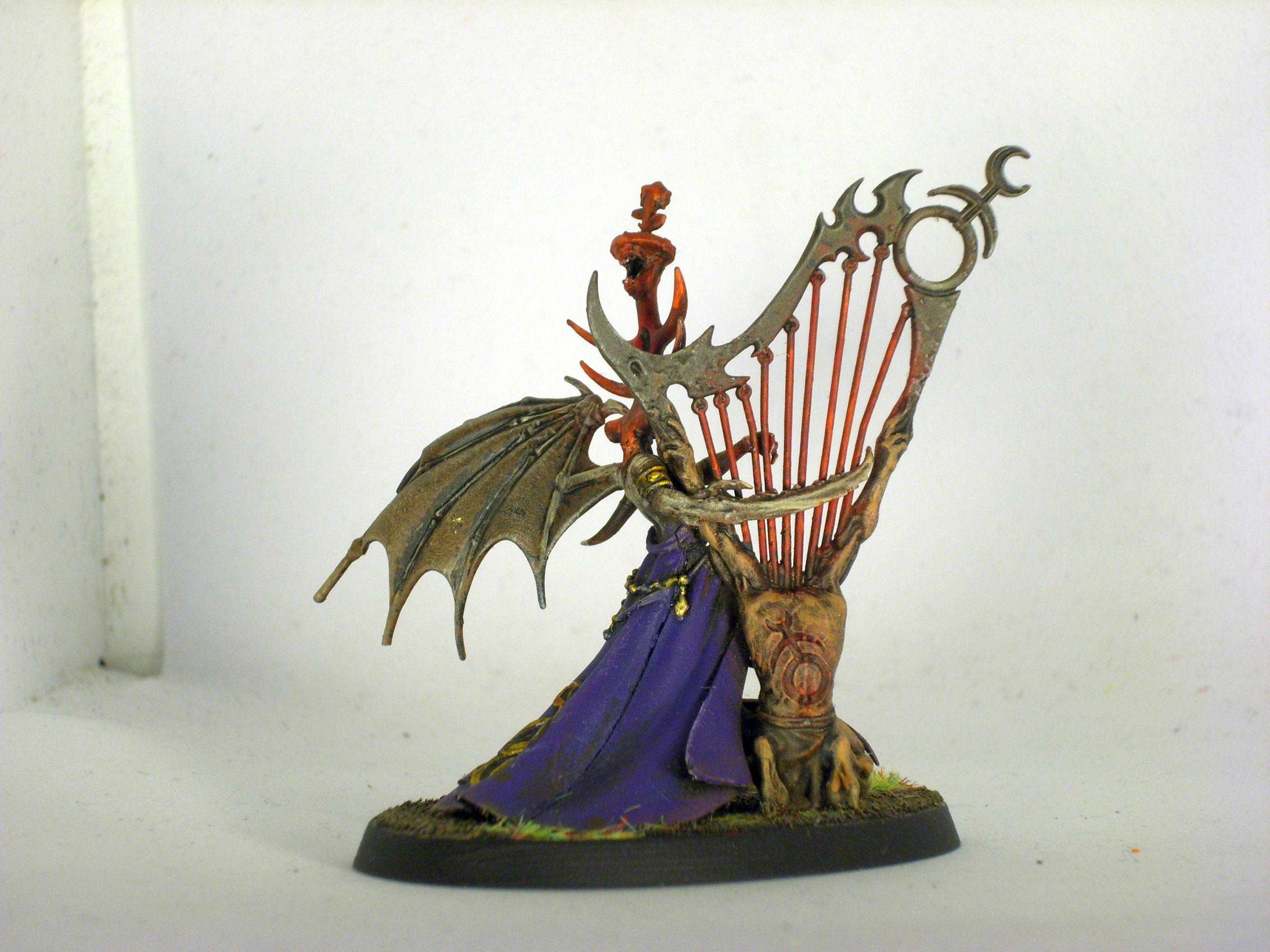 Age Of Sigmar, Chaos, Chaos Daemons, Daemonettes, Daemons, Infernal Enrapturess, Musician, Slaanesh, Warhammer 40,000