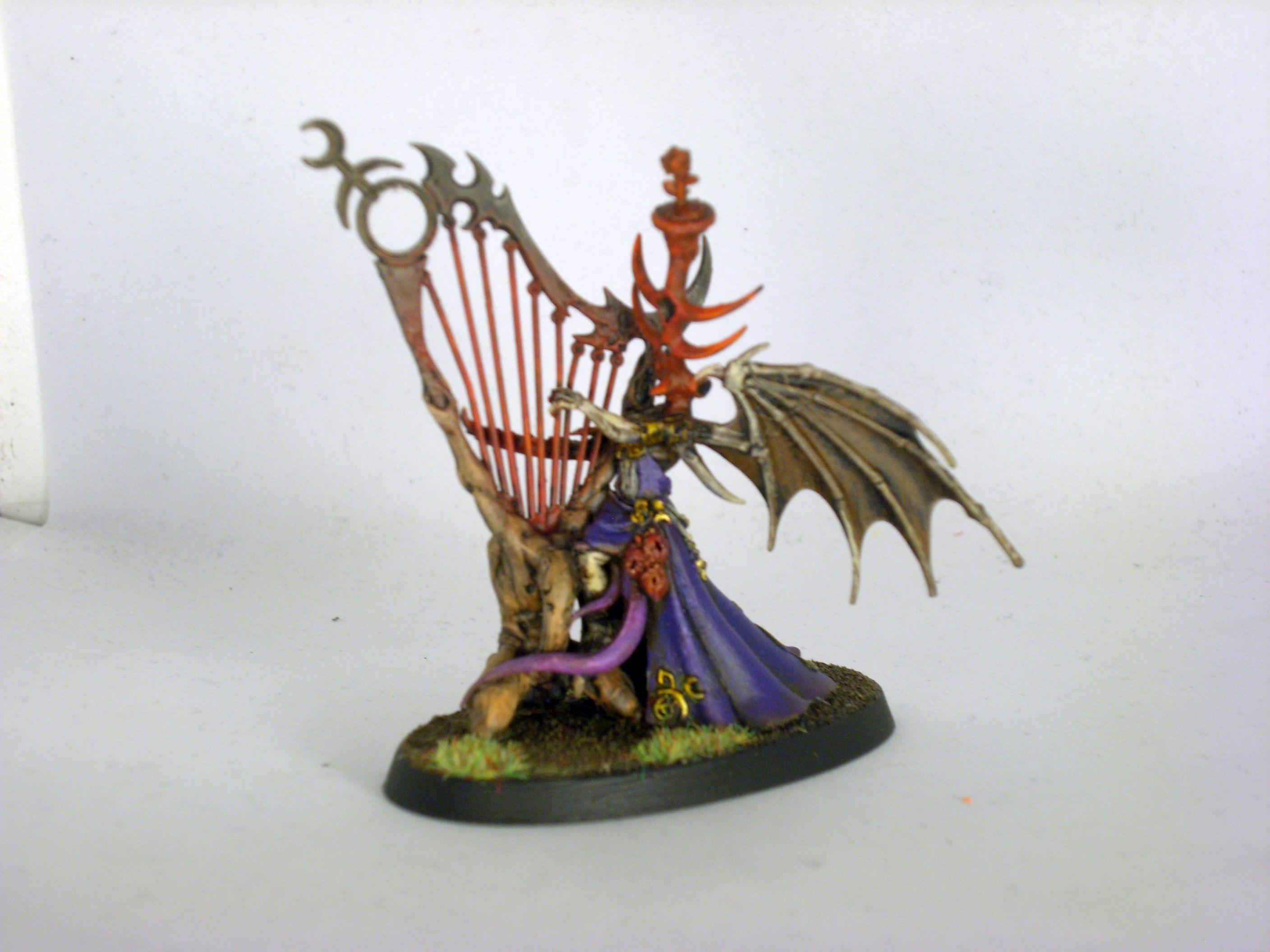 Age Of Sigmar, Chaos, Chaos Daemons, Daemonettes, Daemons, Infernal Enrapturess, Musician, Slaanesh, Warhammer 40,000