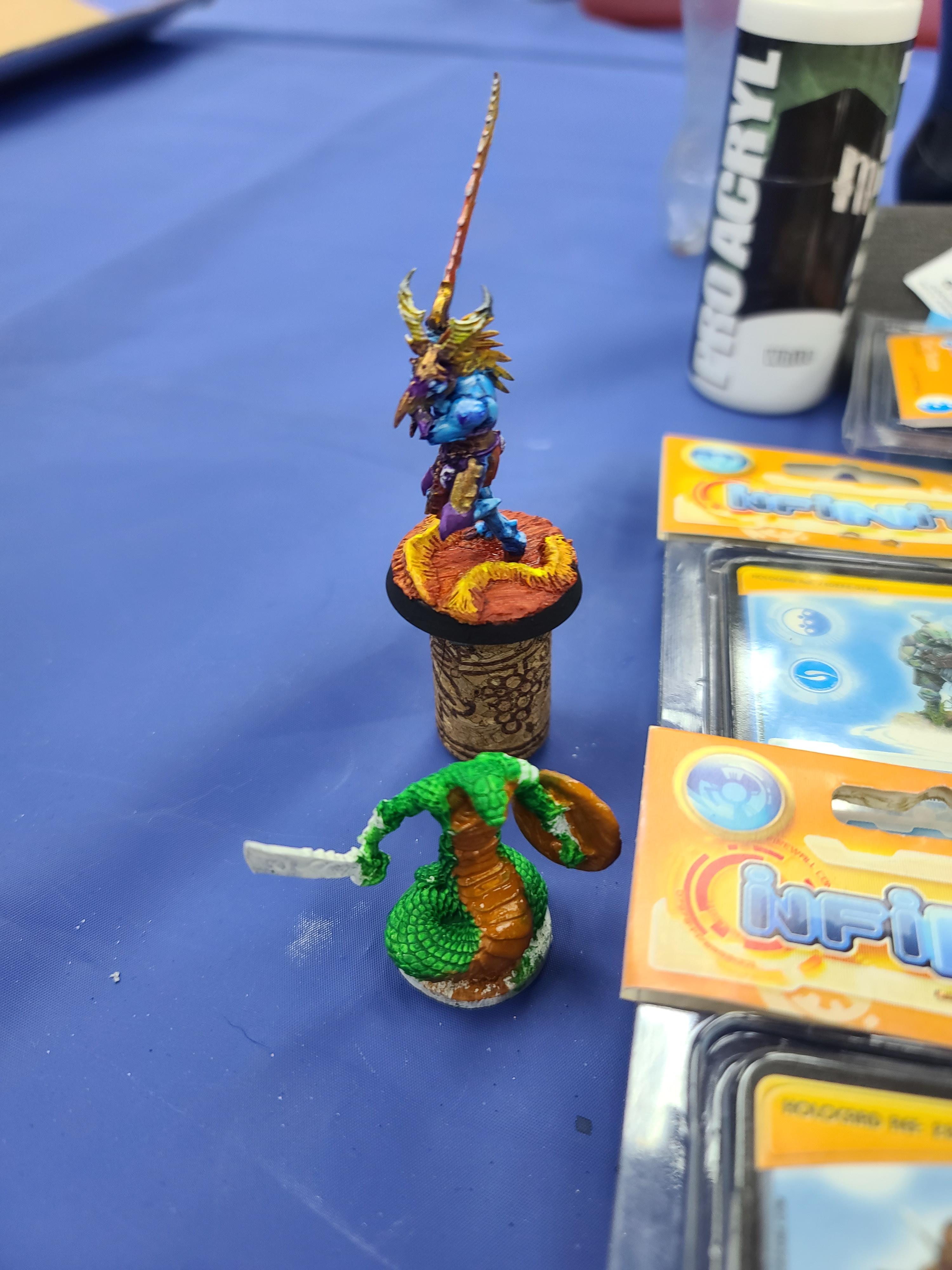 Beastmen, Express Paints, Games Workshop, Reaper Miniatures, Snake Man, Tzaangor, Tzeench