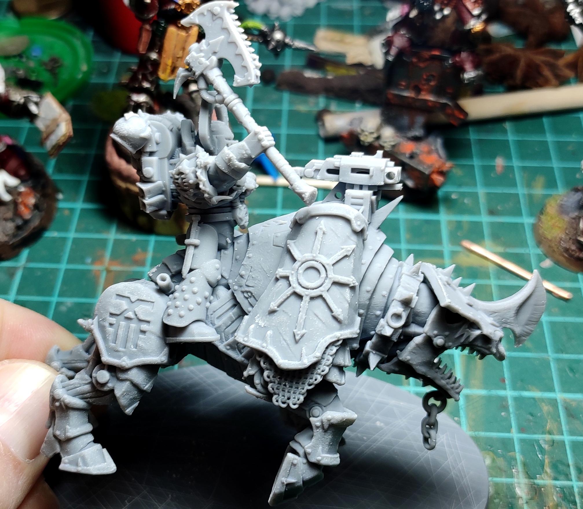 3d Print, Berserk, Berserkers, Berzerk, Berzerker, Blood For The Blood God, Cavalry, Chain Axe, Chaos, Chaos Space Marines, Heresy, Heretic Astartes, Juggernaut, Khorne, Skulls For Skull Throne, Storm Bolter, Traitor Legions, Warhammer 40,000, Work In Progress, World Eaters