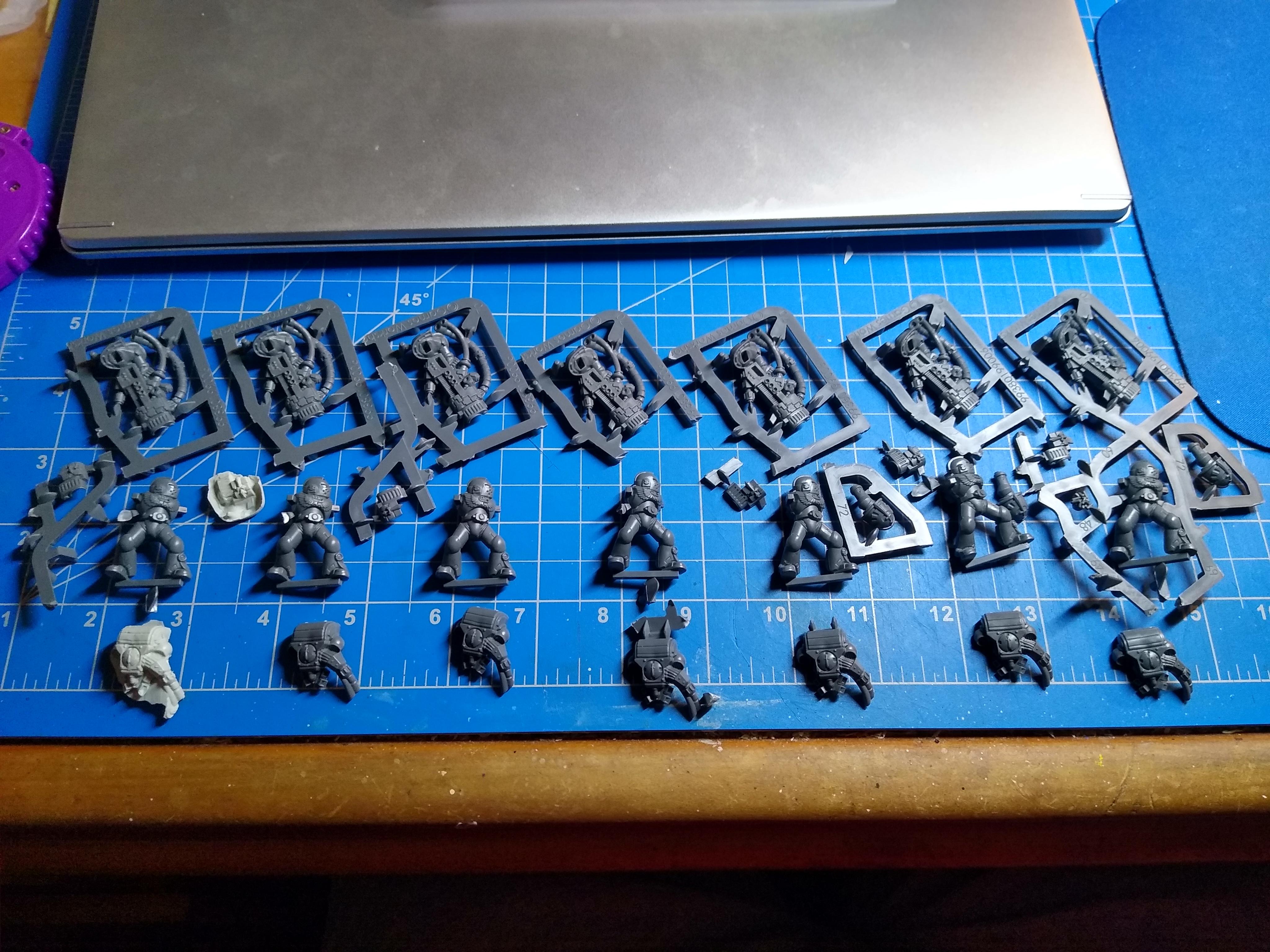 Dark Angels plasma cannons