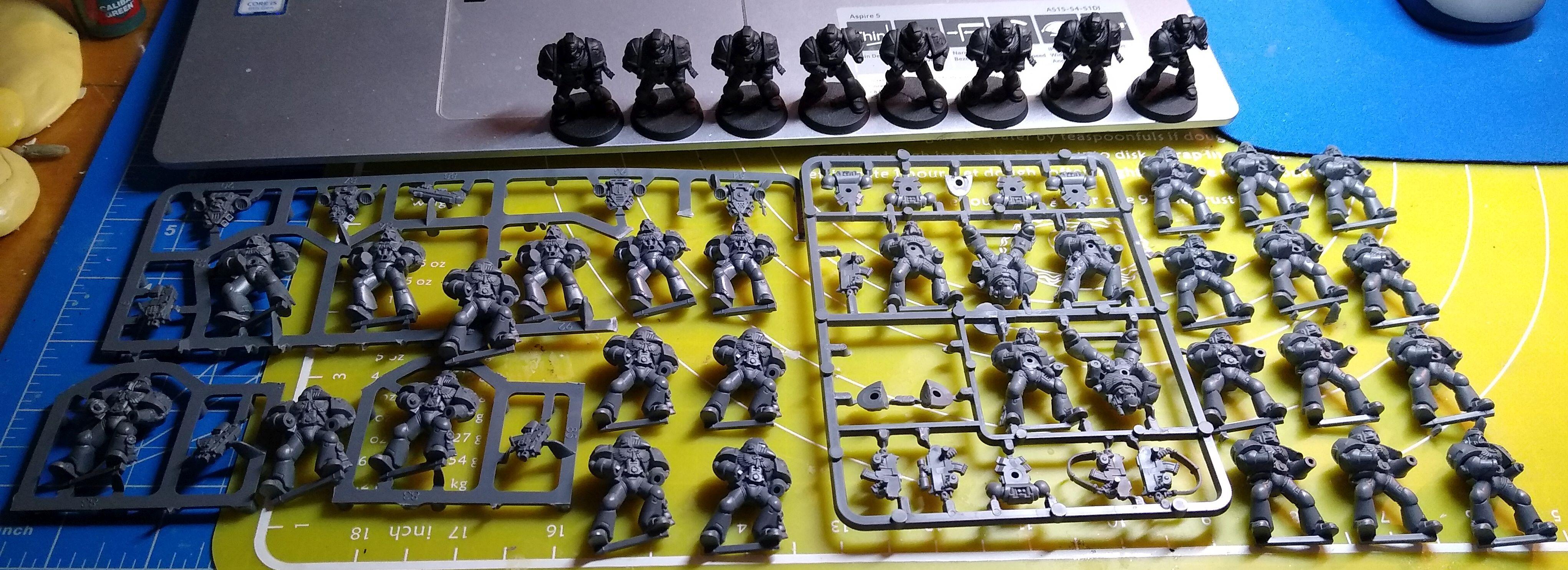 Dark Angels, Space Marines, Tactical Squad, Warhammer 40,000, Warhammer Fantasy