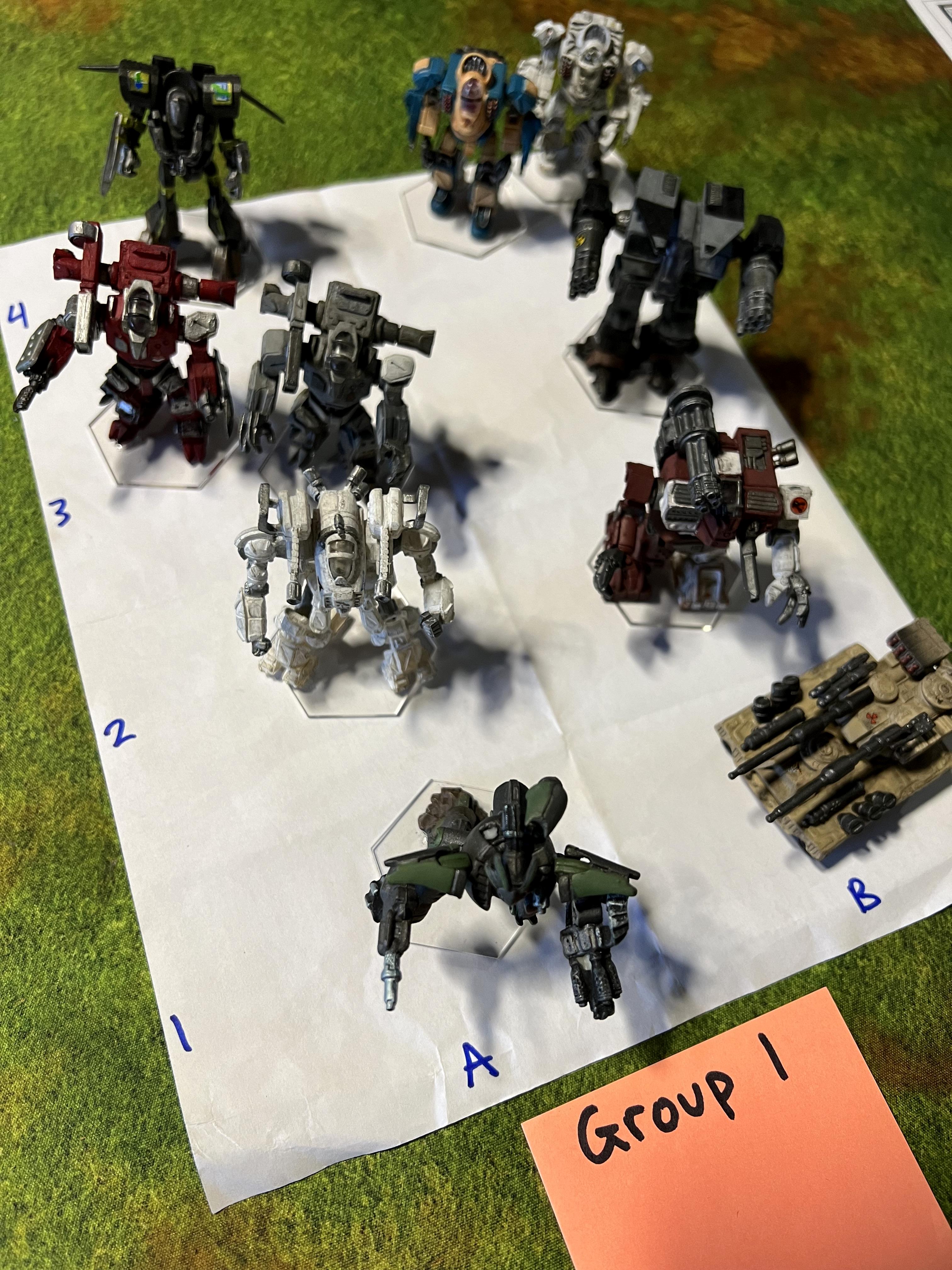 Wizkids mechwarrior figures
