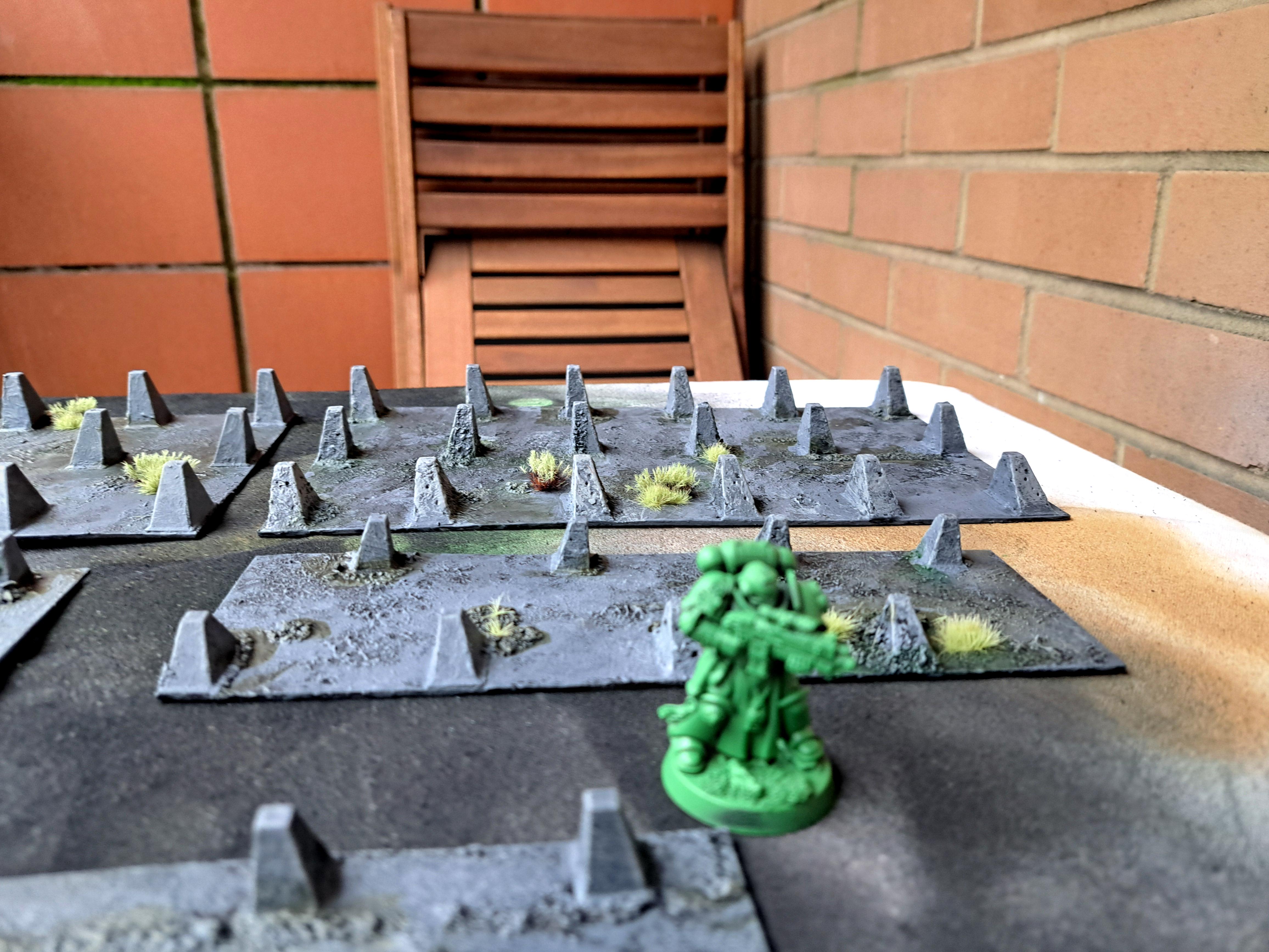 1/56, 28mm, Defences, Dragons Teeth, Rubicon