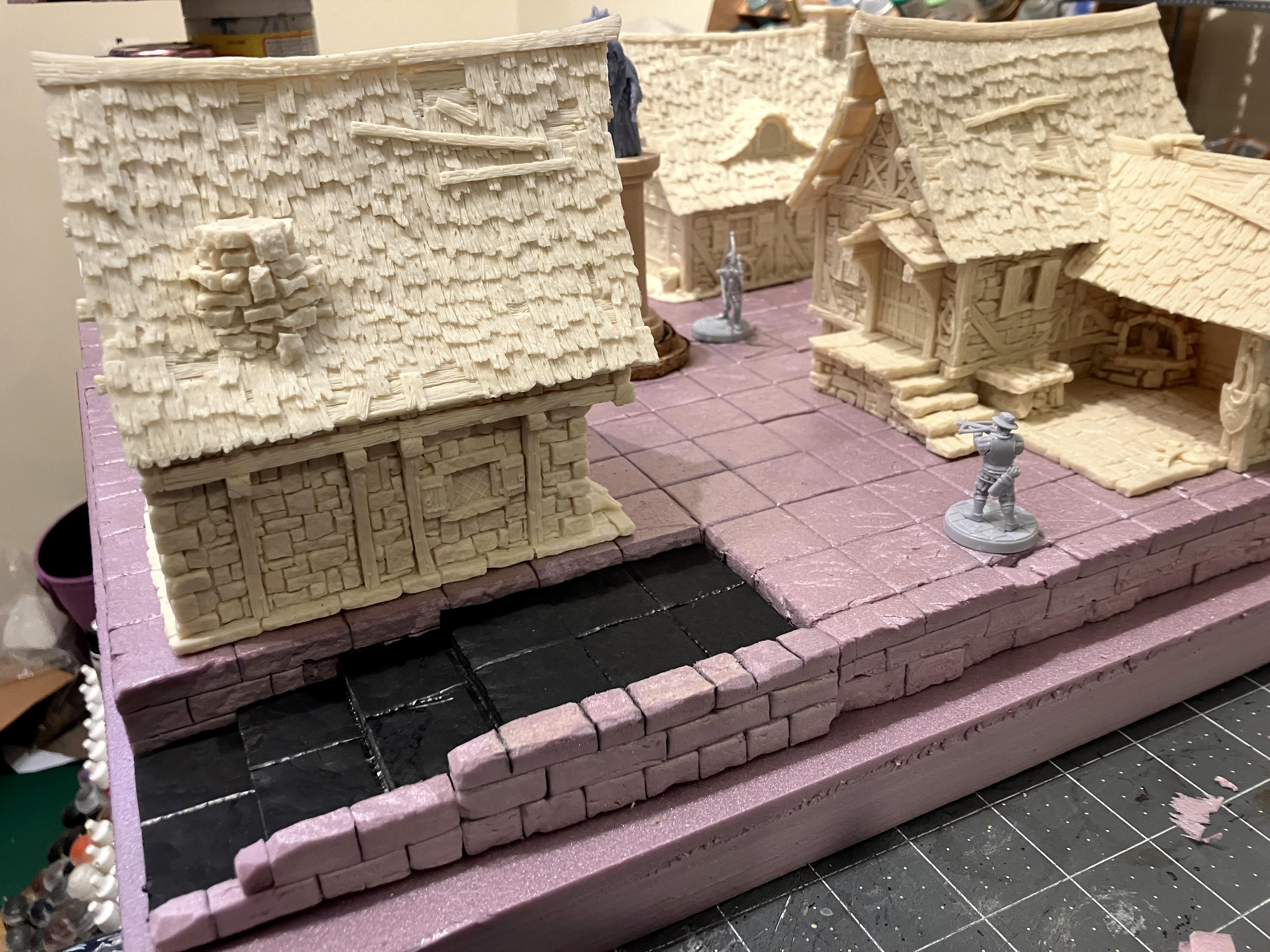 Age Of Sigmar, Kitbash, Medieval, Mordheim, Scratch Build, Terrain, Village, Warhammer Fantasy