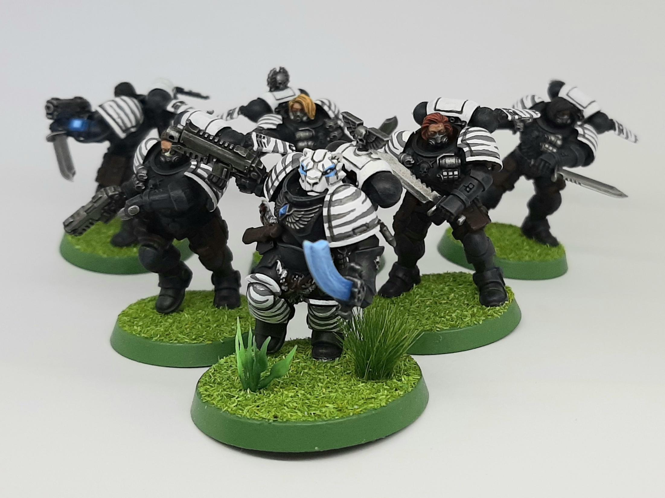 Assault, Bolt, Camouflage, Chute, Close, Combat, Female, Fighting, Forest, Grav, Grenades, Hair, India, Jungle, Kali, Knife, Knives, New, Pistol, Reivers, Scouts, Space Marines, Stripes, Tigers, Tigress, Tigresses, Veda, Warhammer 40,000, White