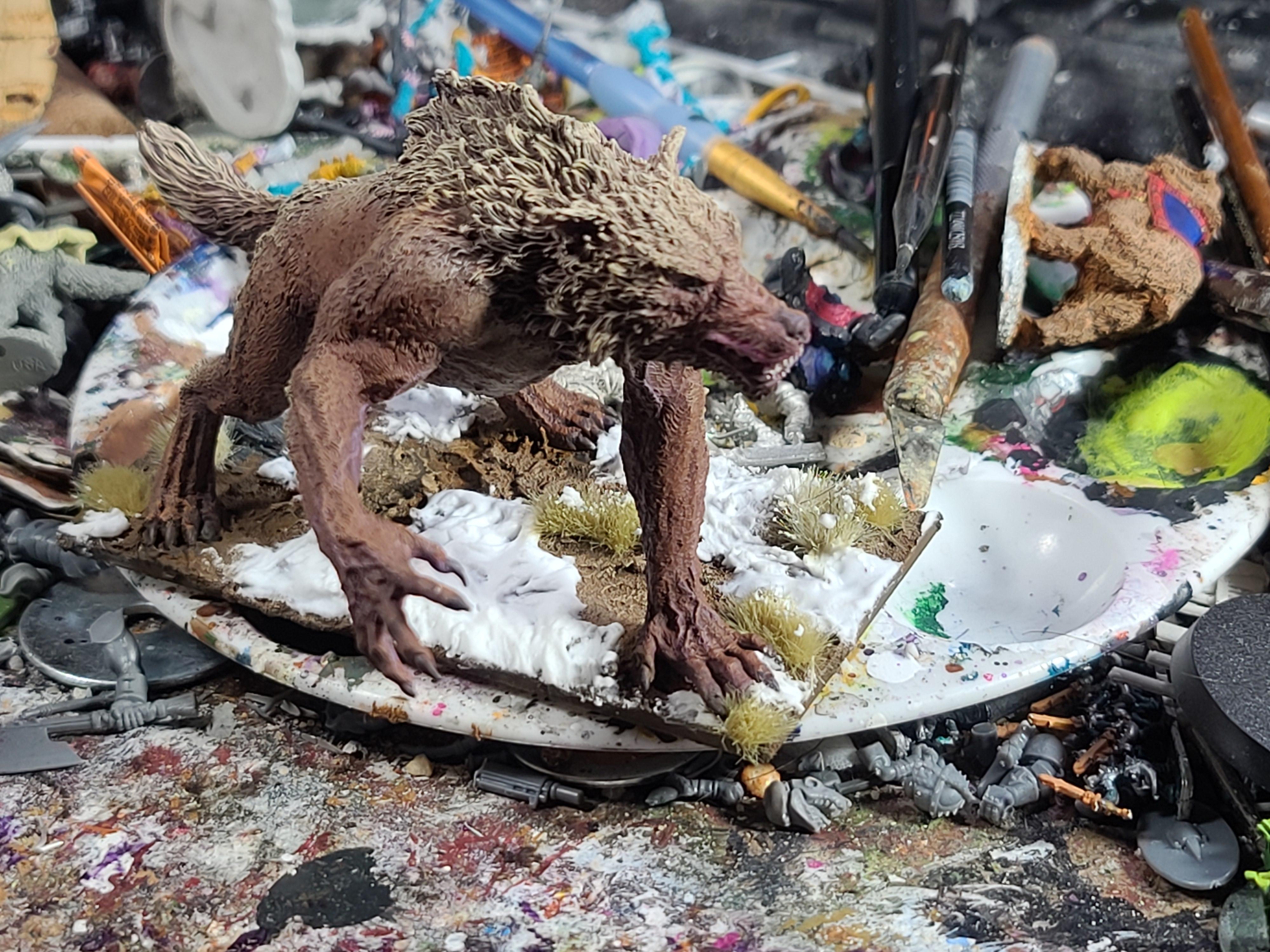 Anglcynn, Cnebba, Maegenwulf, Mierce Miniatures, Monster, Werewolf