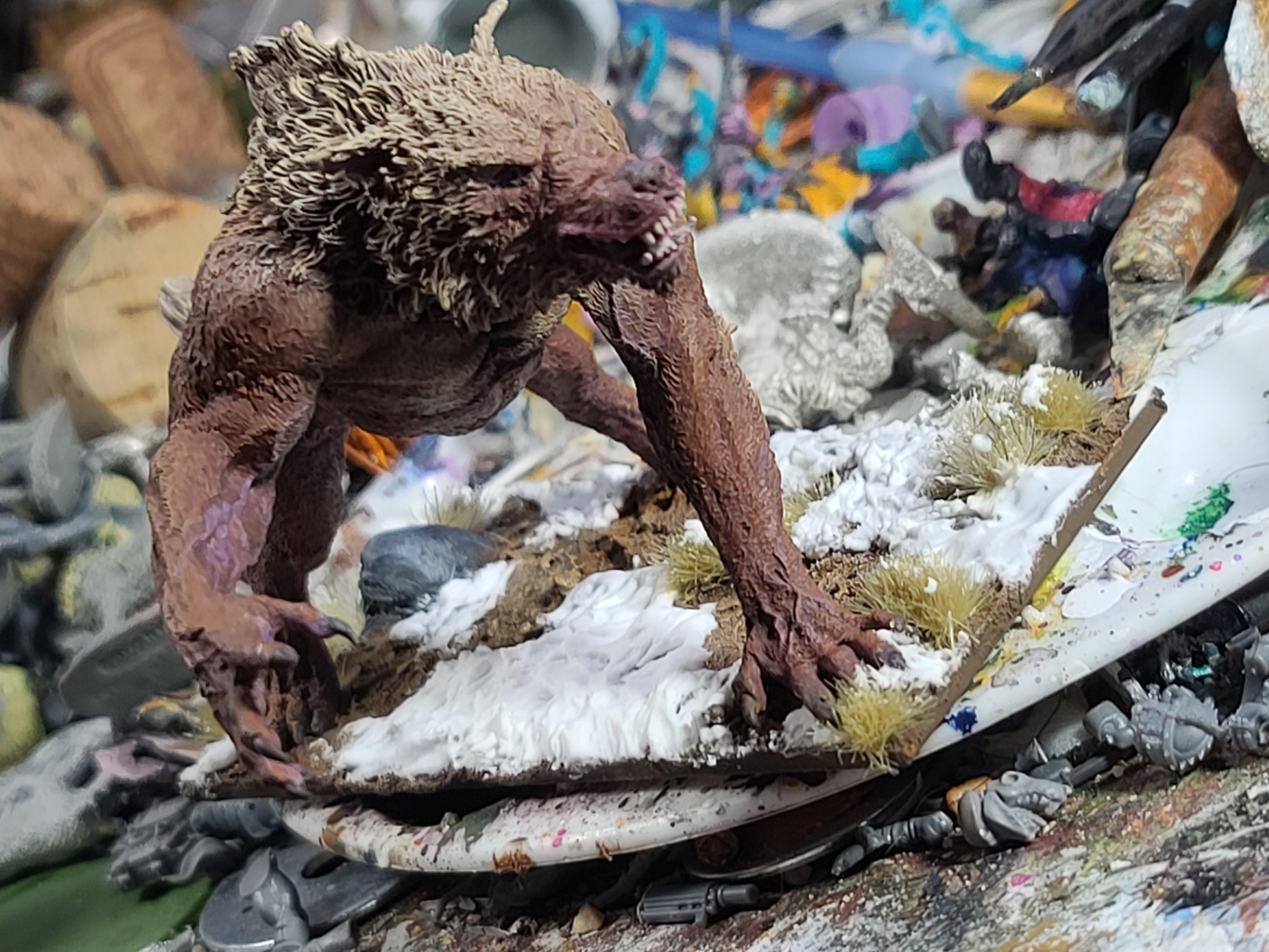 Anglcynn, Cnebba, Maegenwulf, Mierce Miniatures, Monster, Werewolf