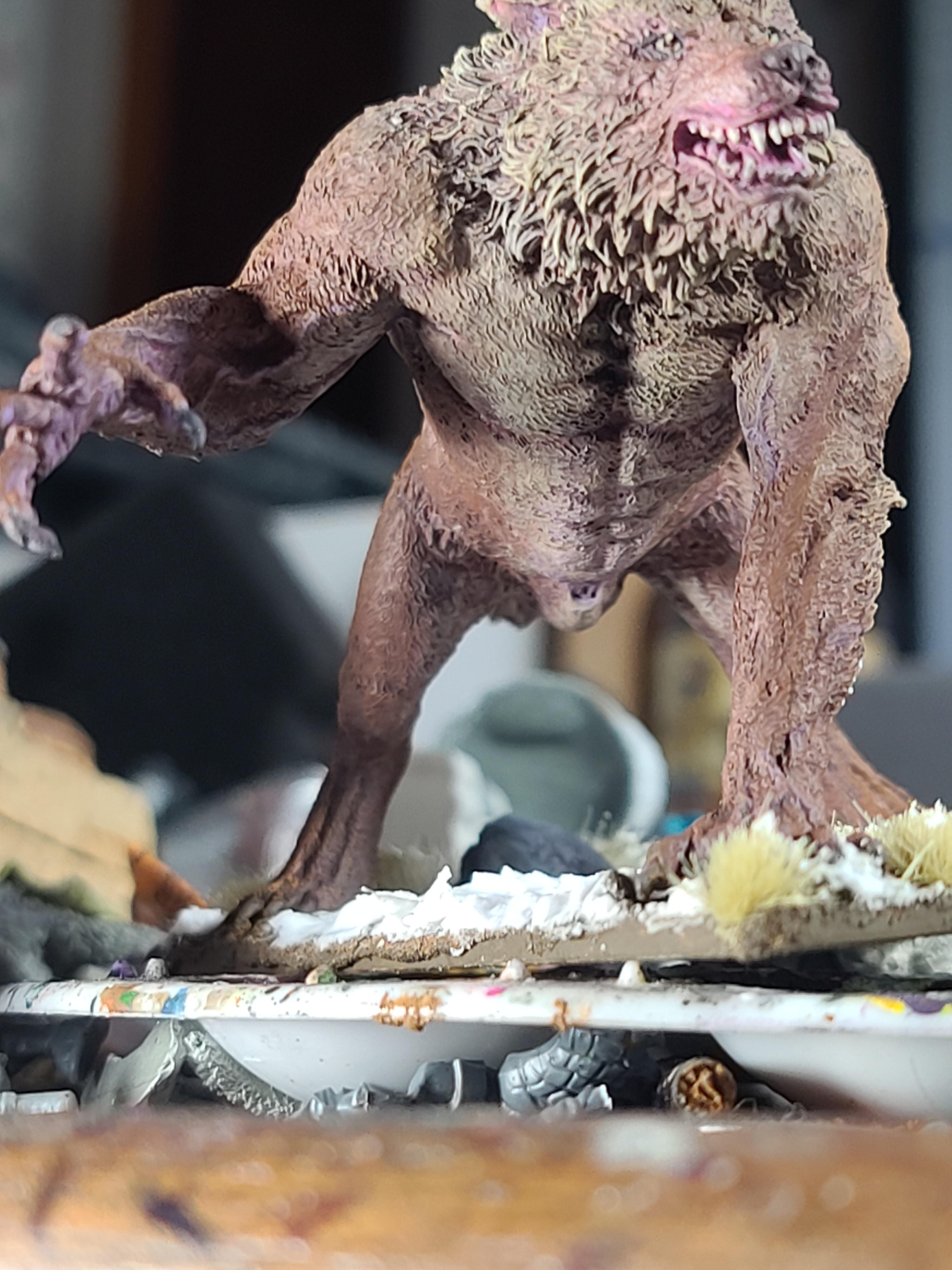 Anglcynn, Cnebba, Maegenwulf, Mierce Miniatures, Monster, Werewolf