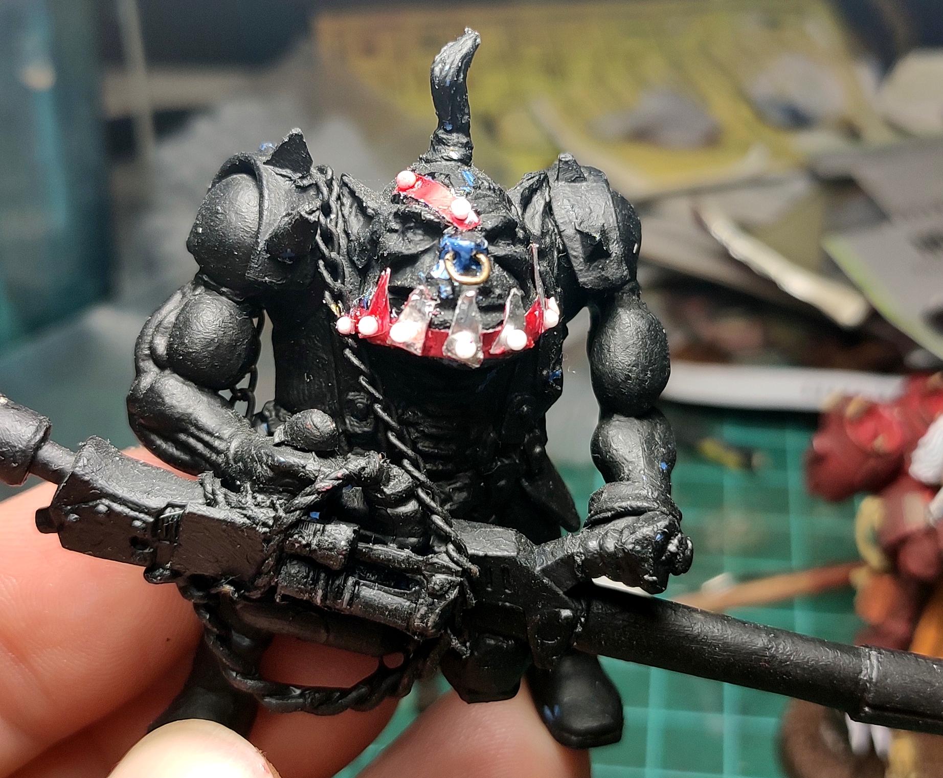 Conversion, Cyborg, Fantasy Battles, From Russia, Heavy Weapon, Infantry, Kitbash, Orcs, Scratch Build, Technolog, Tehnolog, Warriors, Work In Progress
