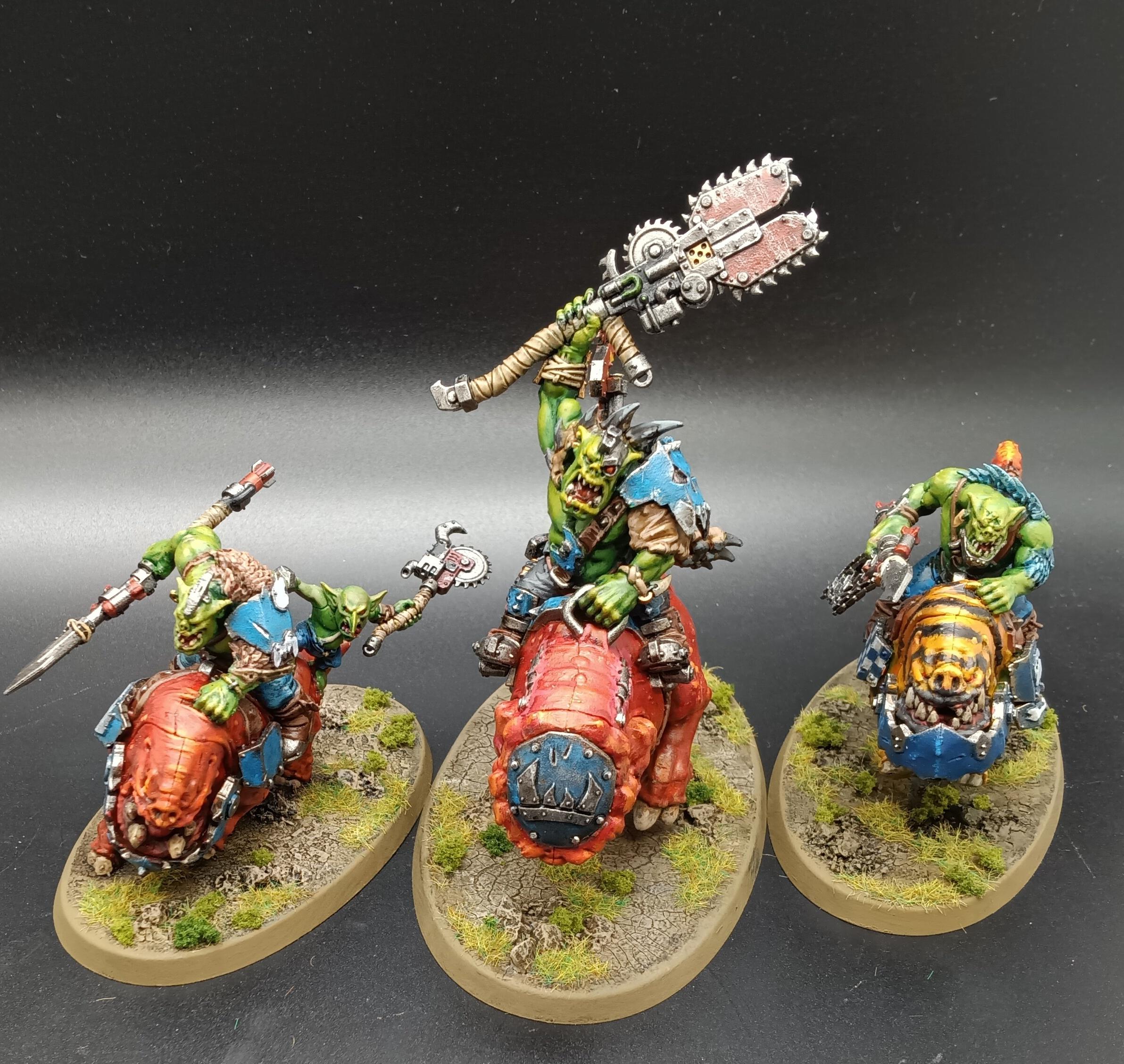 Deathskulls, Nob On Smasha Squig, Orks, Squighog Boyz
