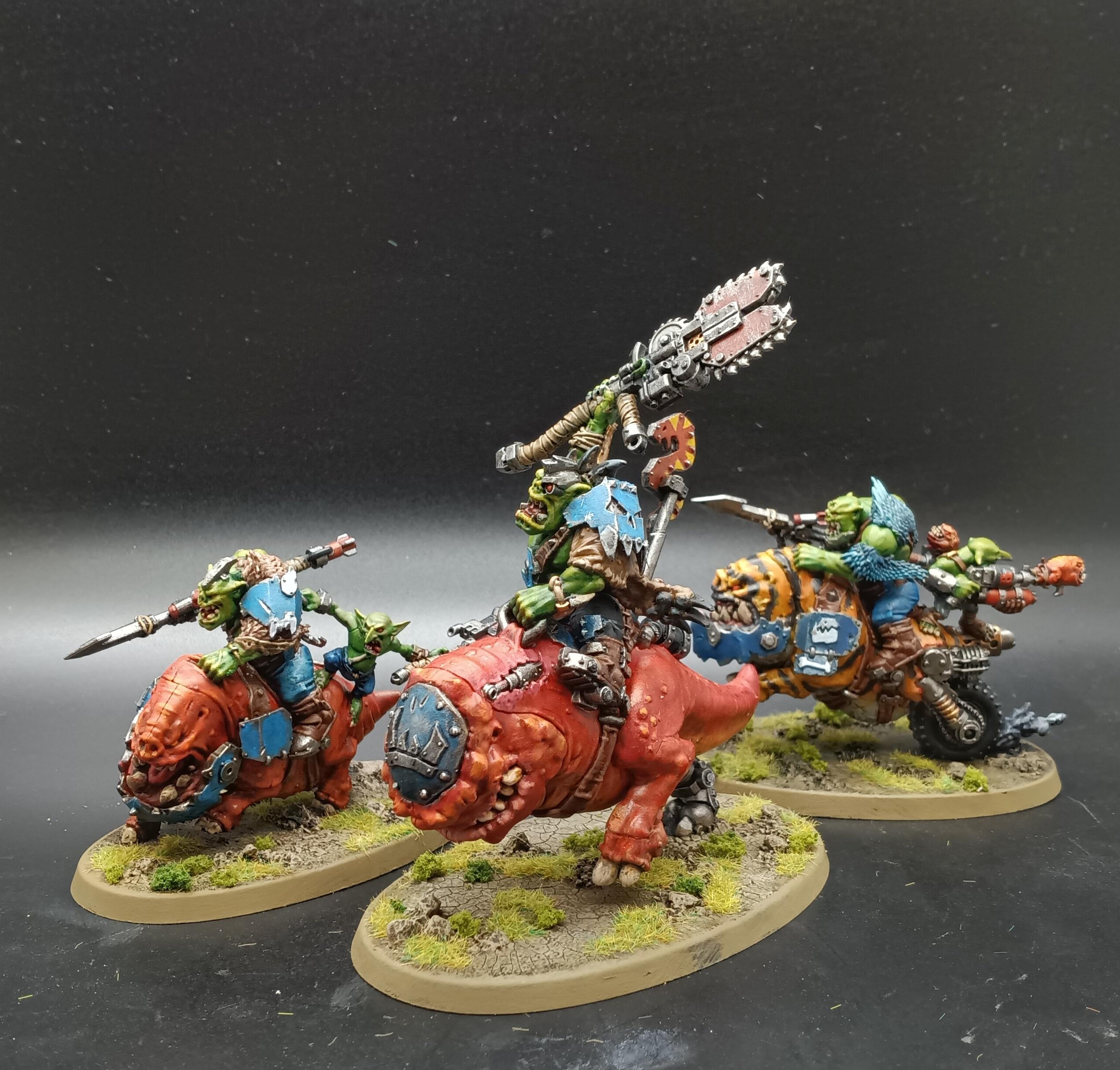 Deathskulls, Nob On Smasha Squig, Orks, Squighog Boyz