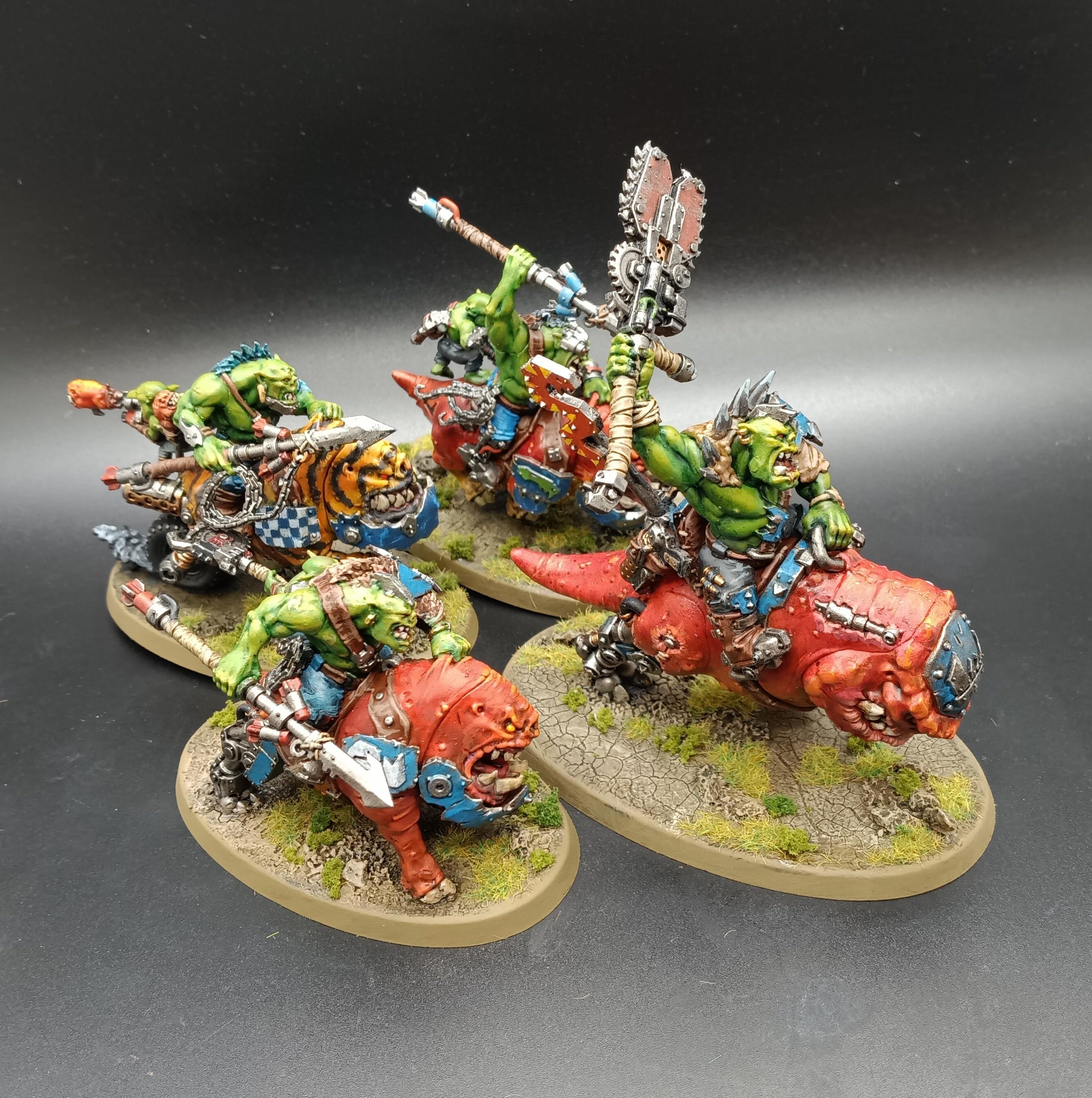 Deathskulls, Nob On Smasha Squig, Orks, Squighog Boyz