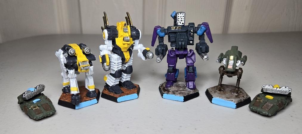 Battletech, Goliath, Raptors, Thunderbolt, Zeus