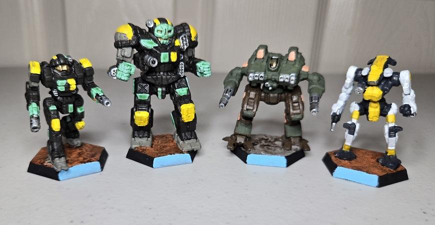 Atlas, Battletech, Enforcer, Hansen's, Hatchetman, Penetrator