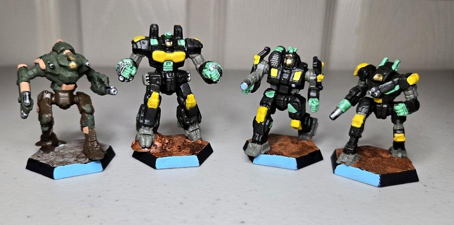 Battletech, Crusader, Griffin, Nightsky, Wolfhound