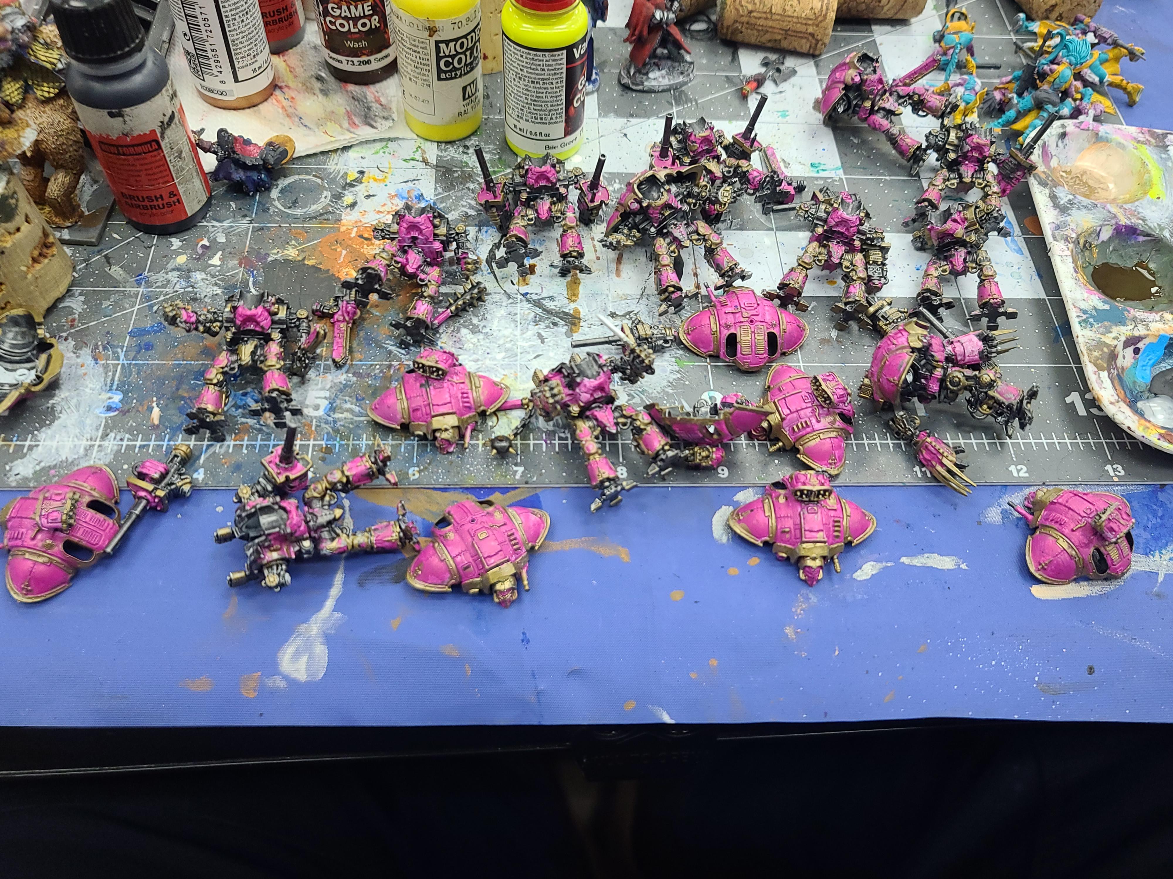8mm, Adeptus Titanicus, Games Workshop, Knights, Questoris