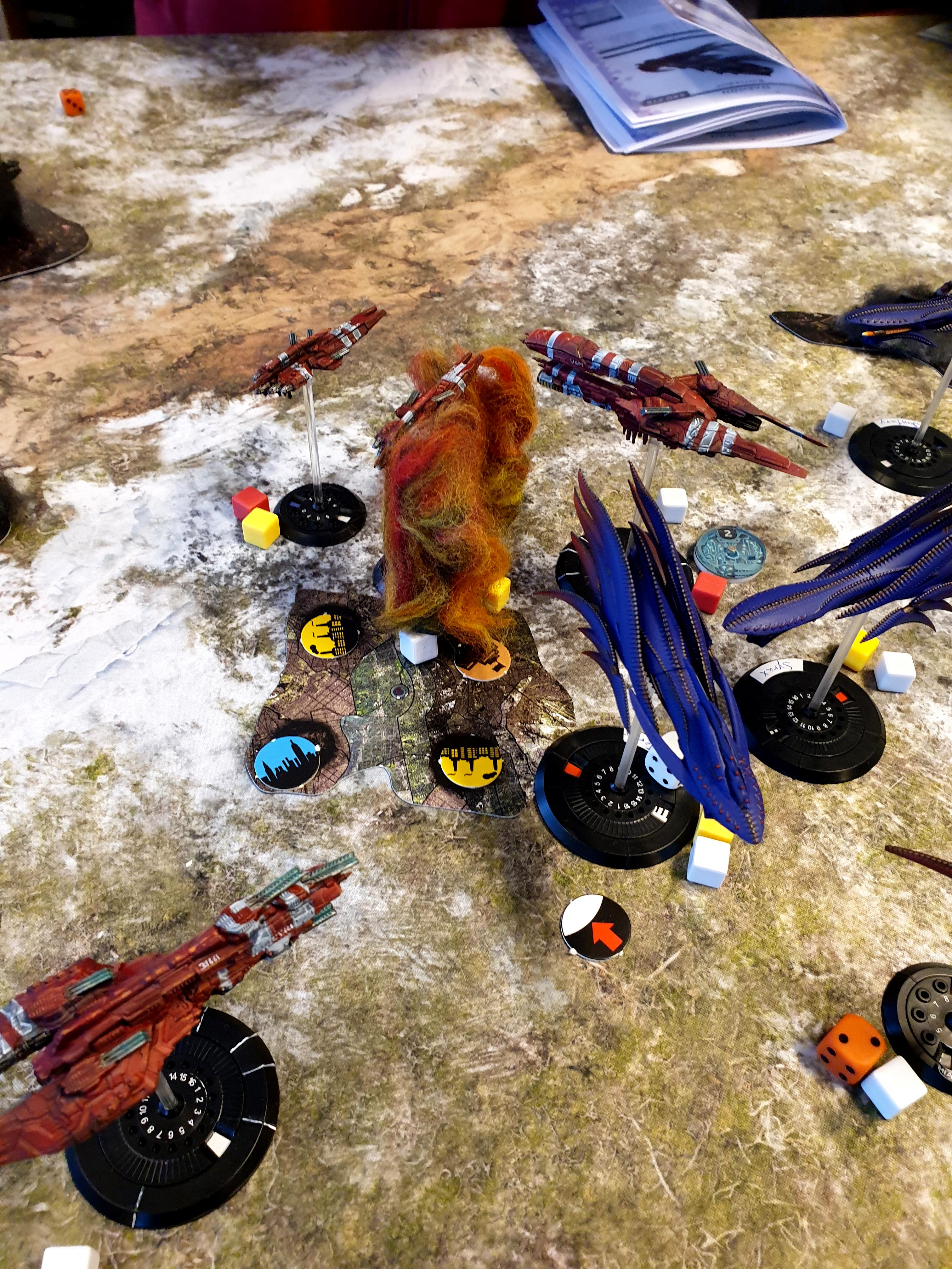The Wyvern attacks