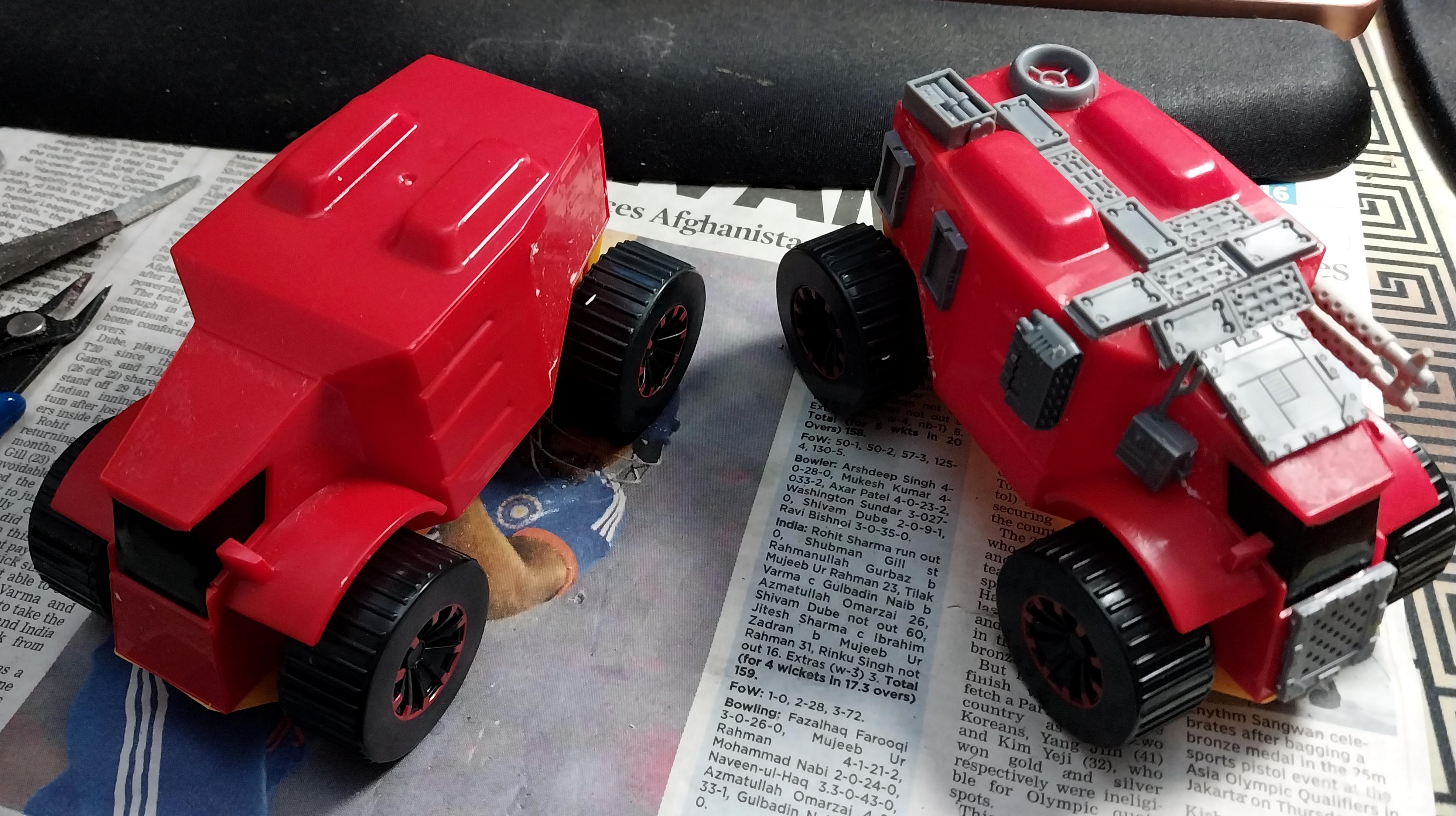Armored Car, Toy, Wastelands