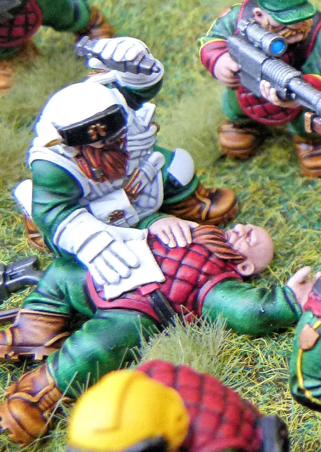 Casualty, Diorama, Medic, Squats, White Dwarf
