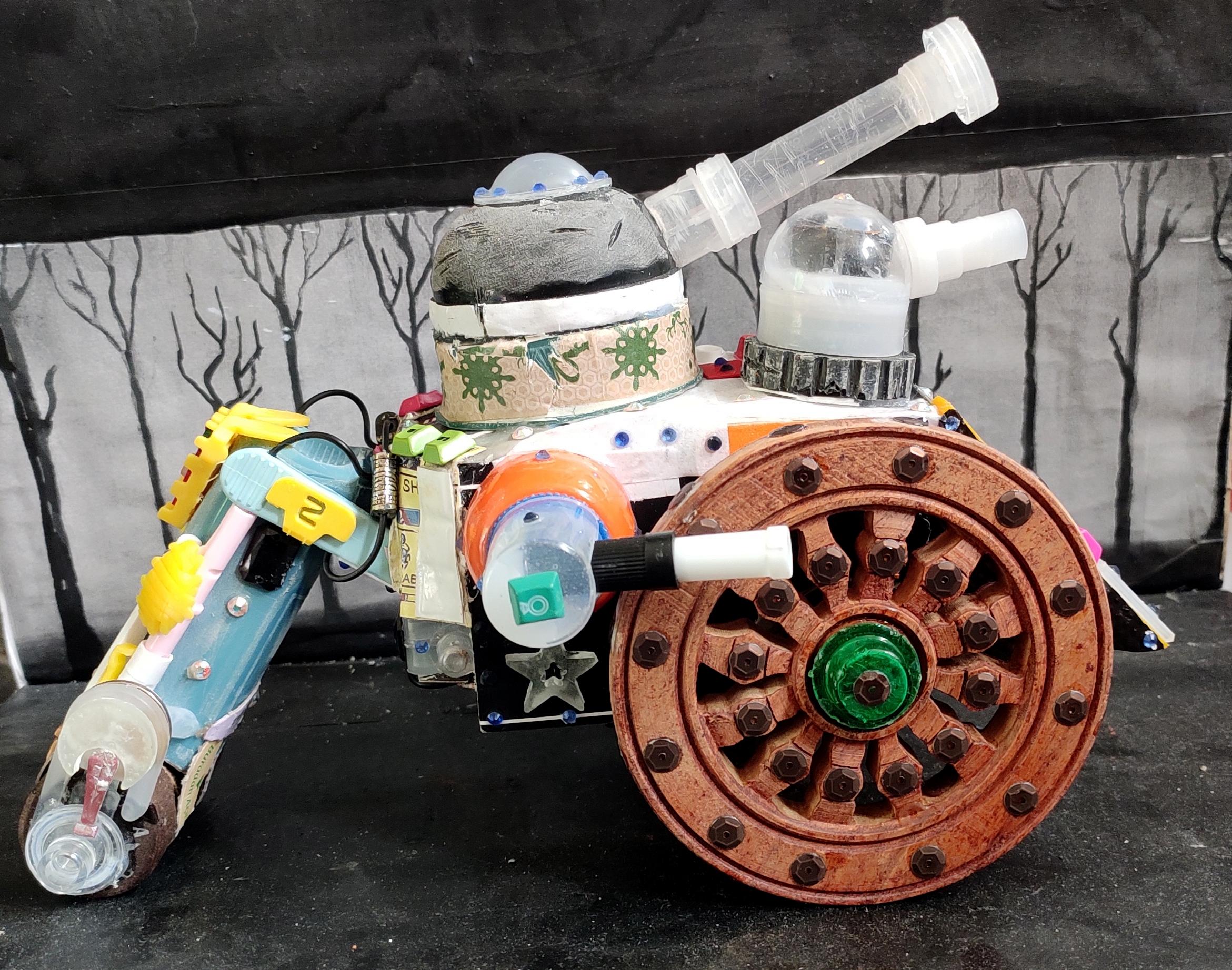 Armored Vehicle, Heavy Support, Scratch Build, Sponson, Tank, Tsar Tank, Wheeled, Wooden, Work In Progress