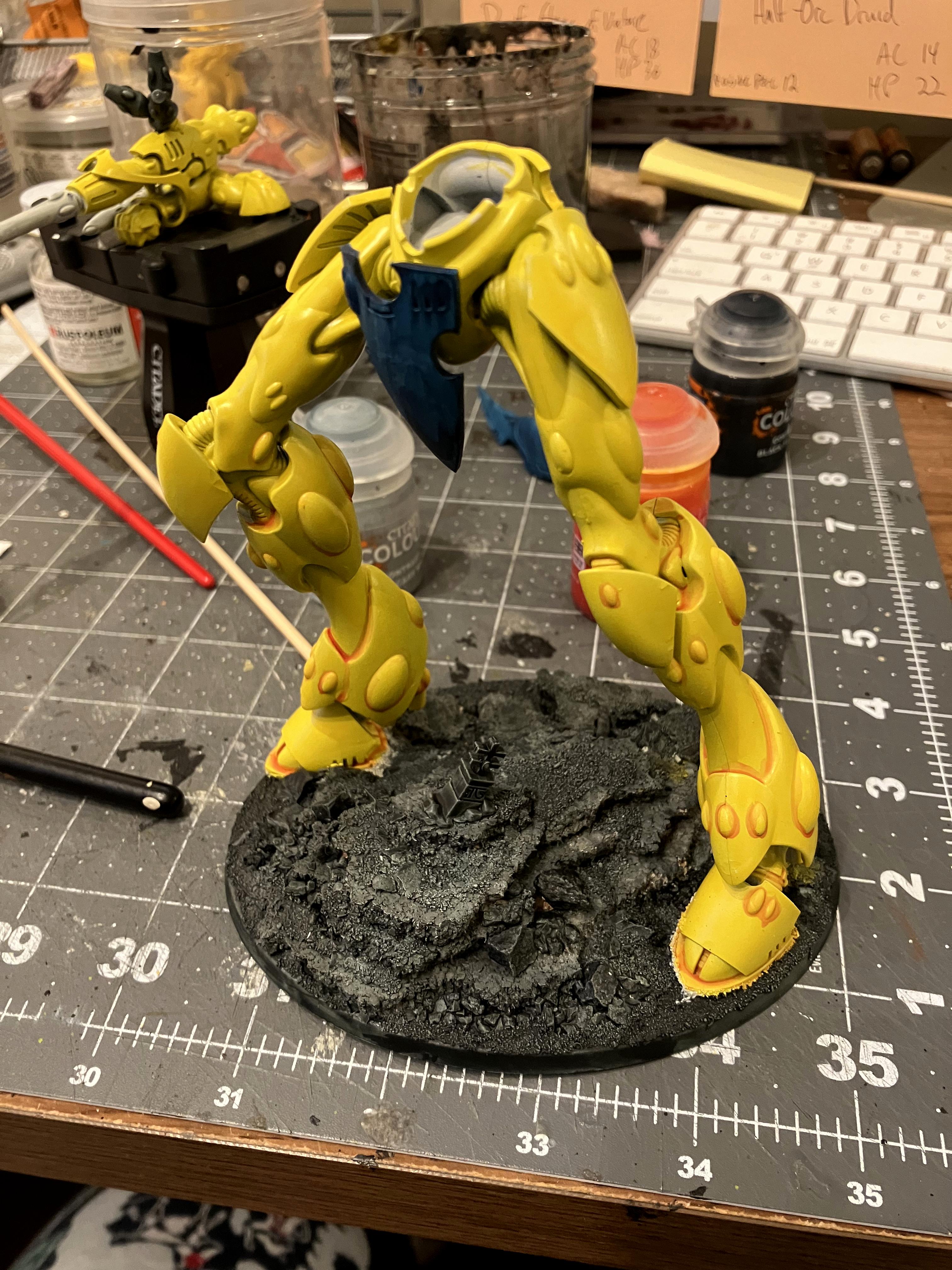 Aeldari, Eldar, Iyanden, Speedpaint, Work In Progress, Wraithknight