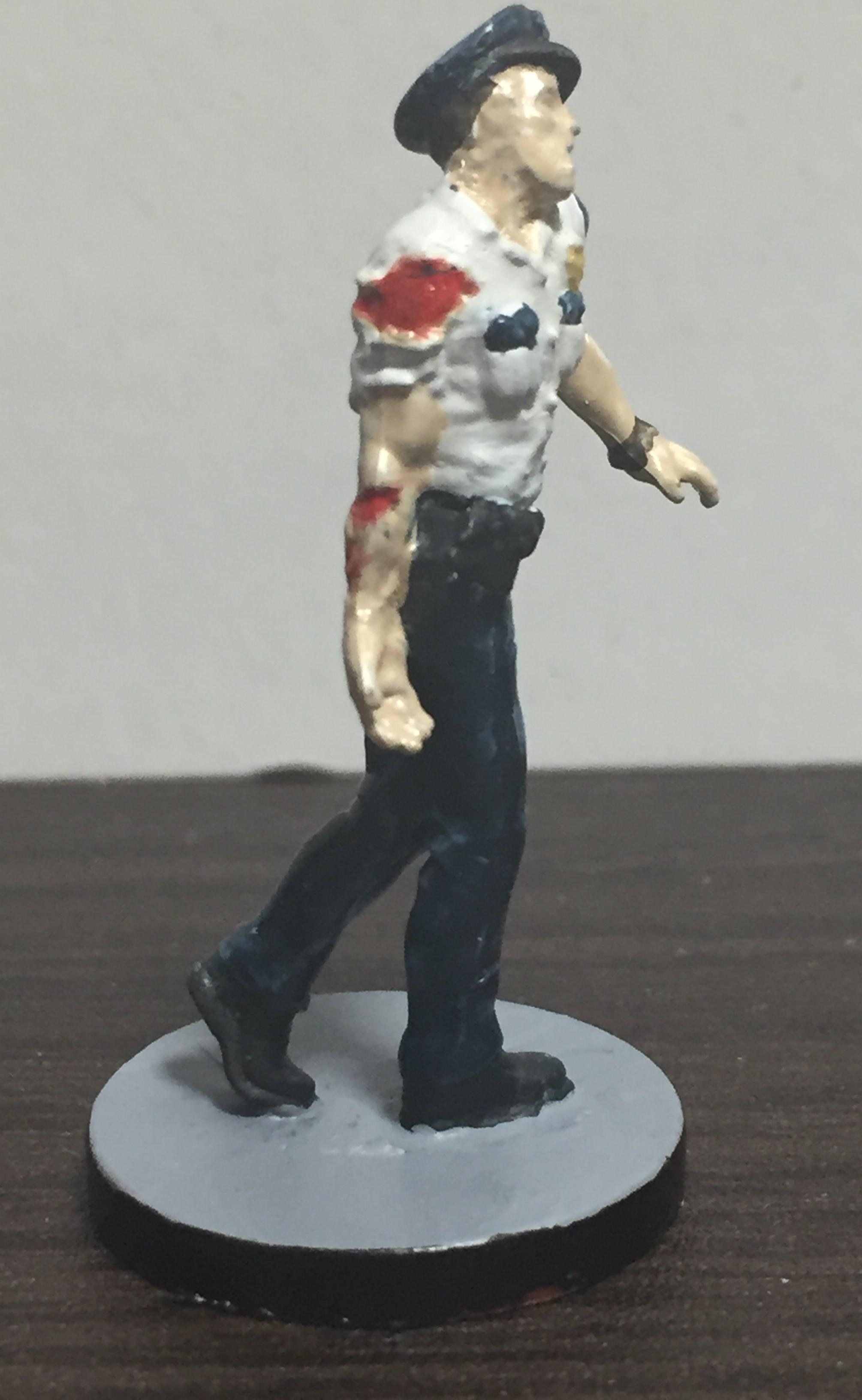 Boardgame, Police, Re2, Resident Evil, Steamforged, Zombie