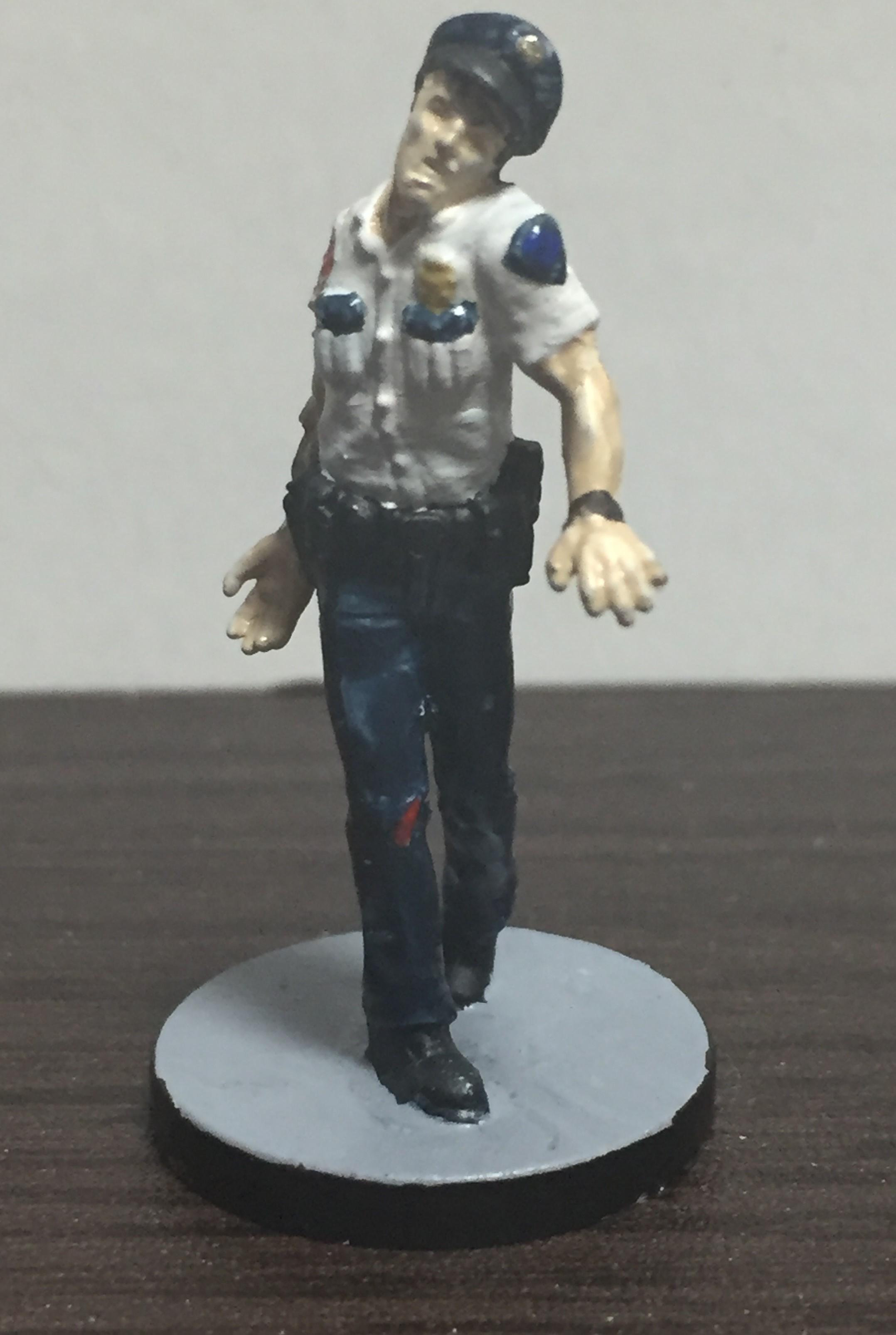 Boardgame, Police, Re2, Resident Evil, Steamforged, Zombie
