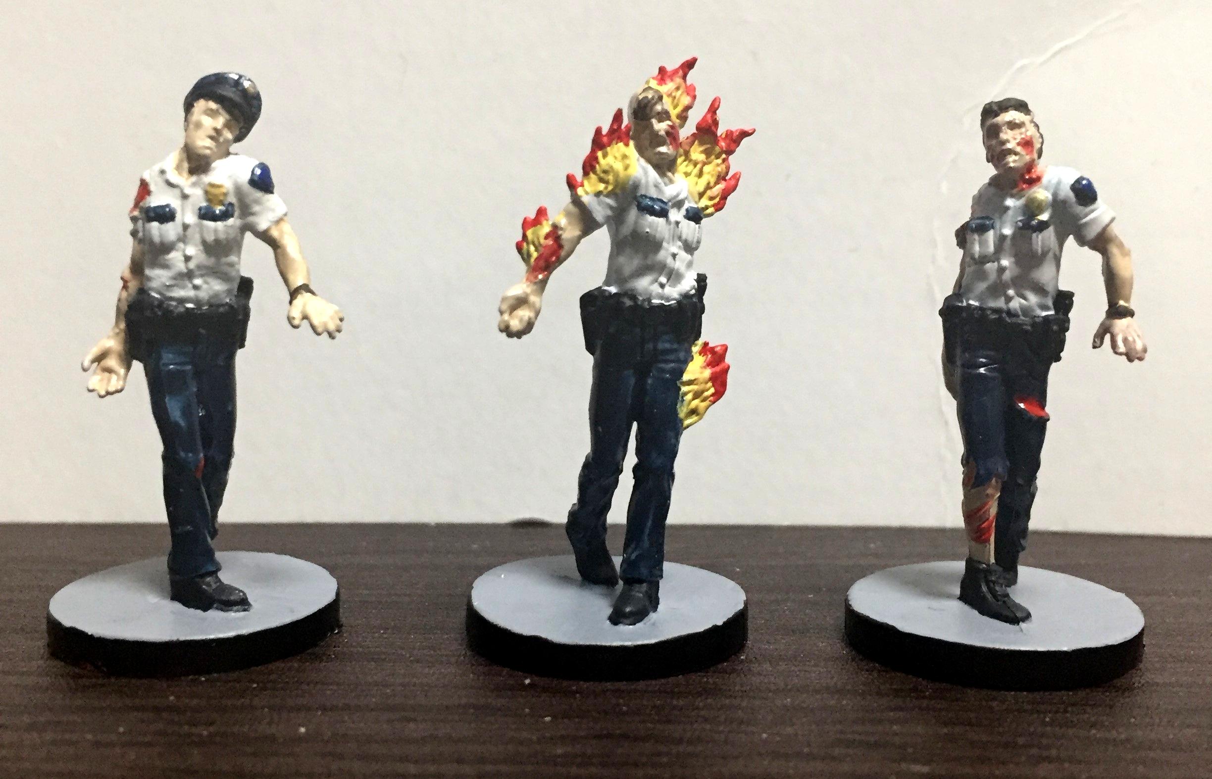 Boardgame, Police, Re2, Resident Evil, Steamforged, Zombie