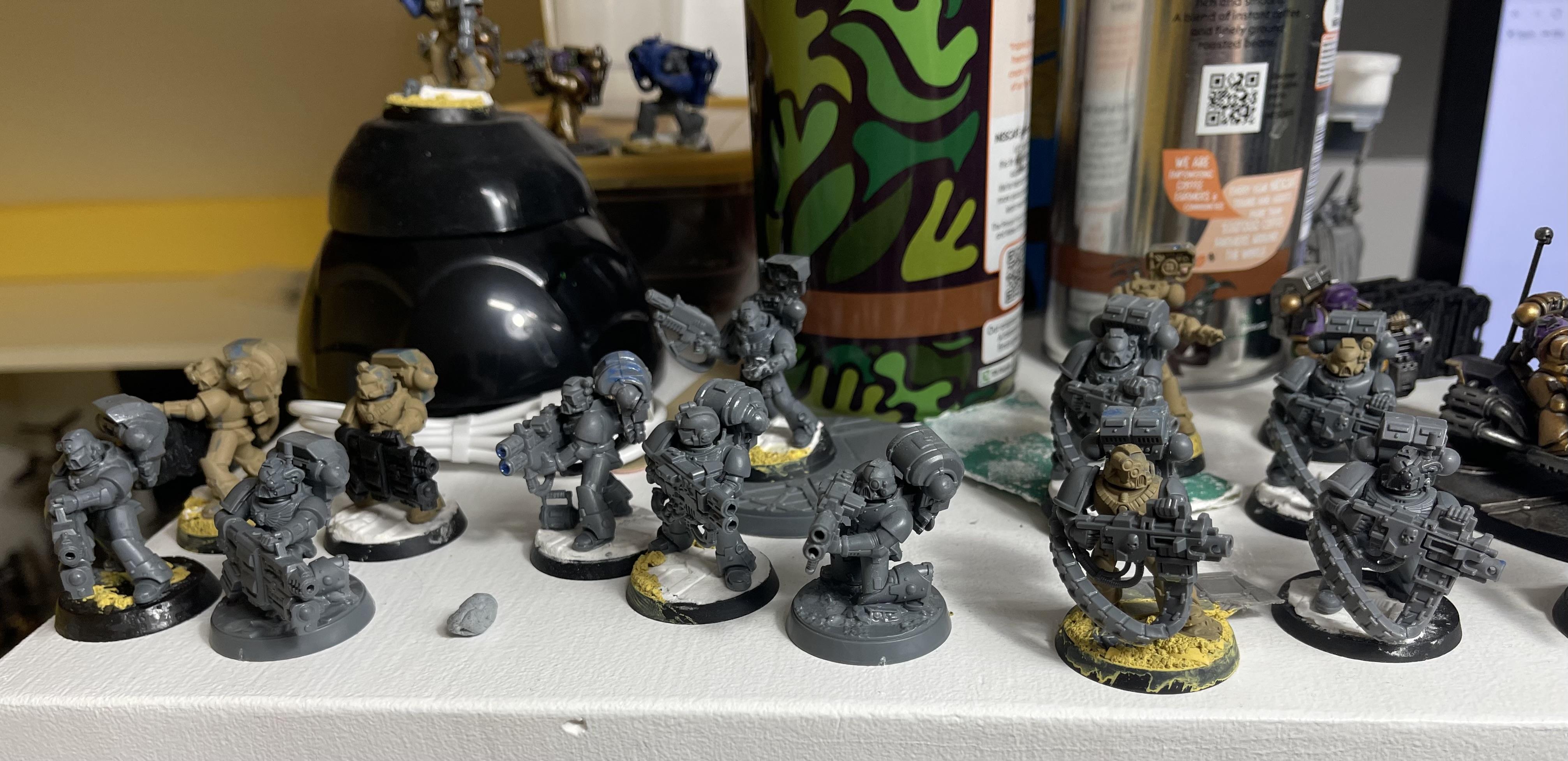 Devastators, Space Marines, Void Panthers, Warhammer 40,000, Warhammer Fantasy, Work In Progress